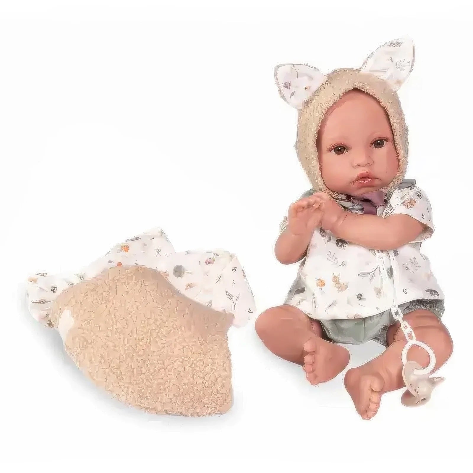 Antonio Juan Doll - Newborn Erik With Baby Carrier 42cm 33014