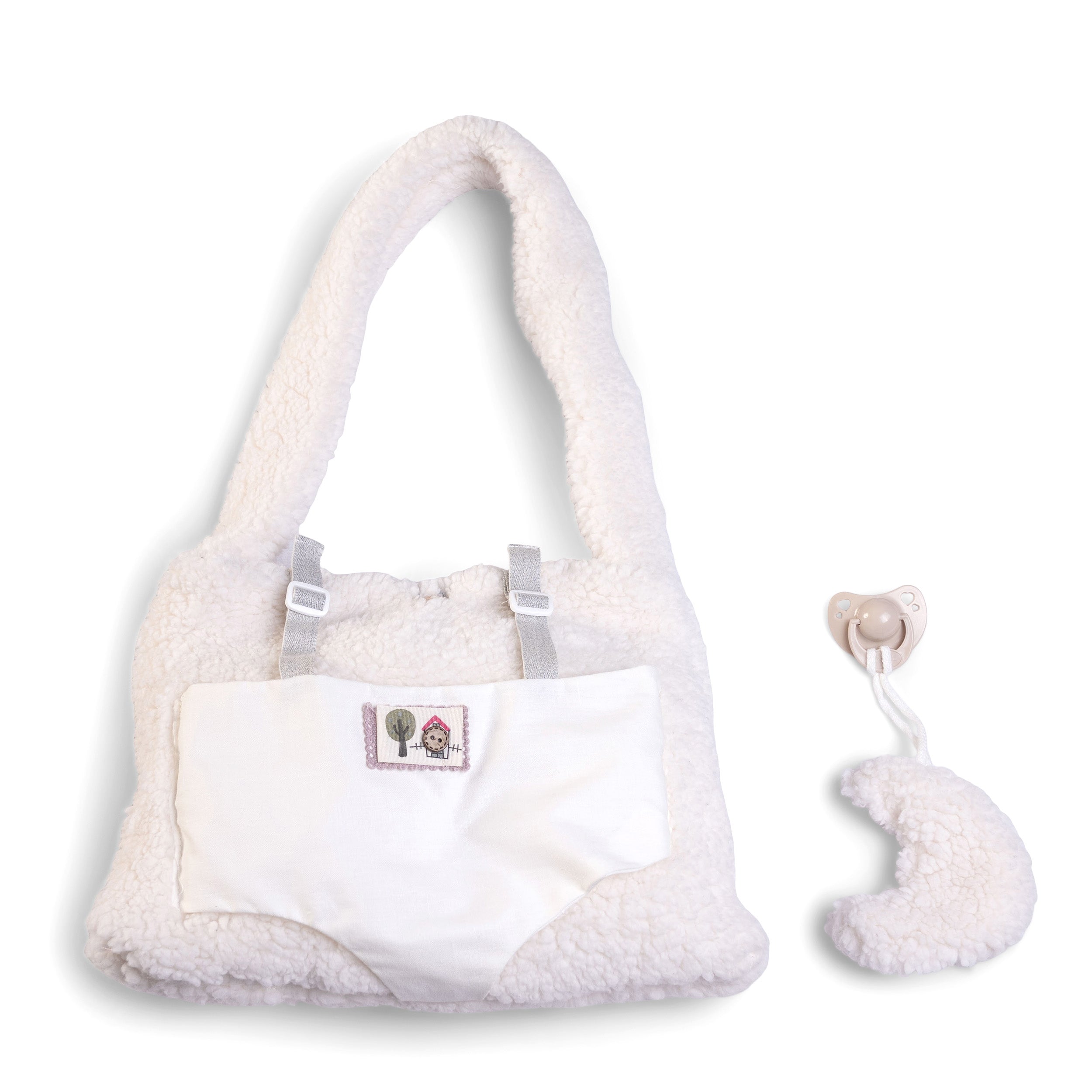 egg® Dolls Pram - Houndstooth Silver And Lea Doll Bundle