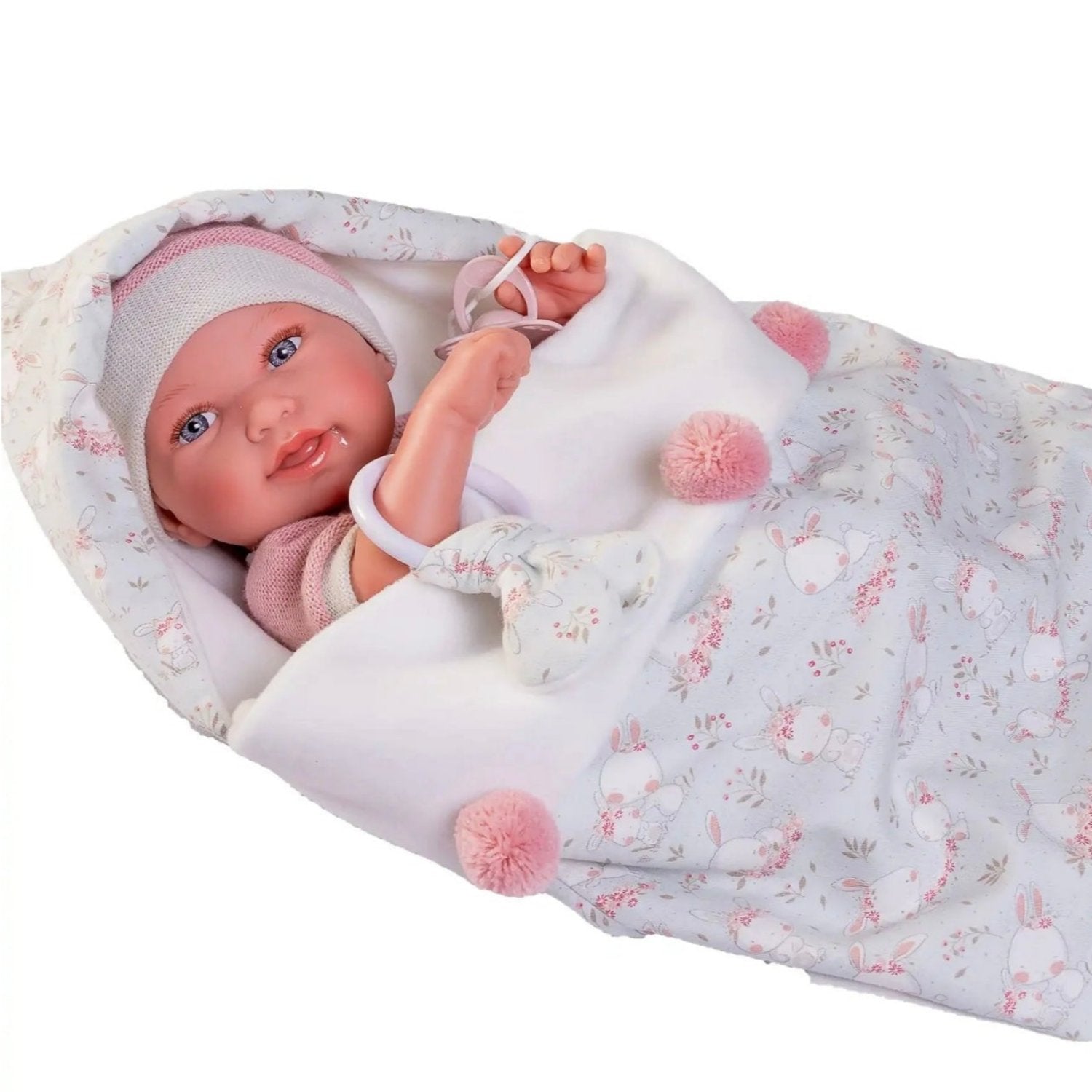 Antonio Juan Doll - Pipa Bunny Bag and Teether 42cm 50159