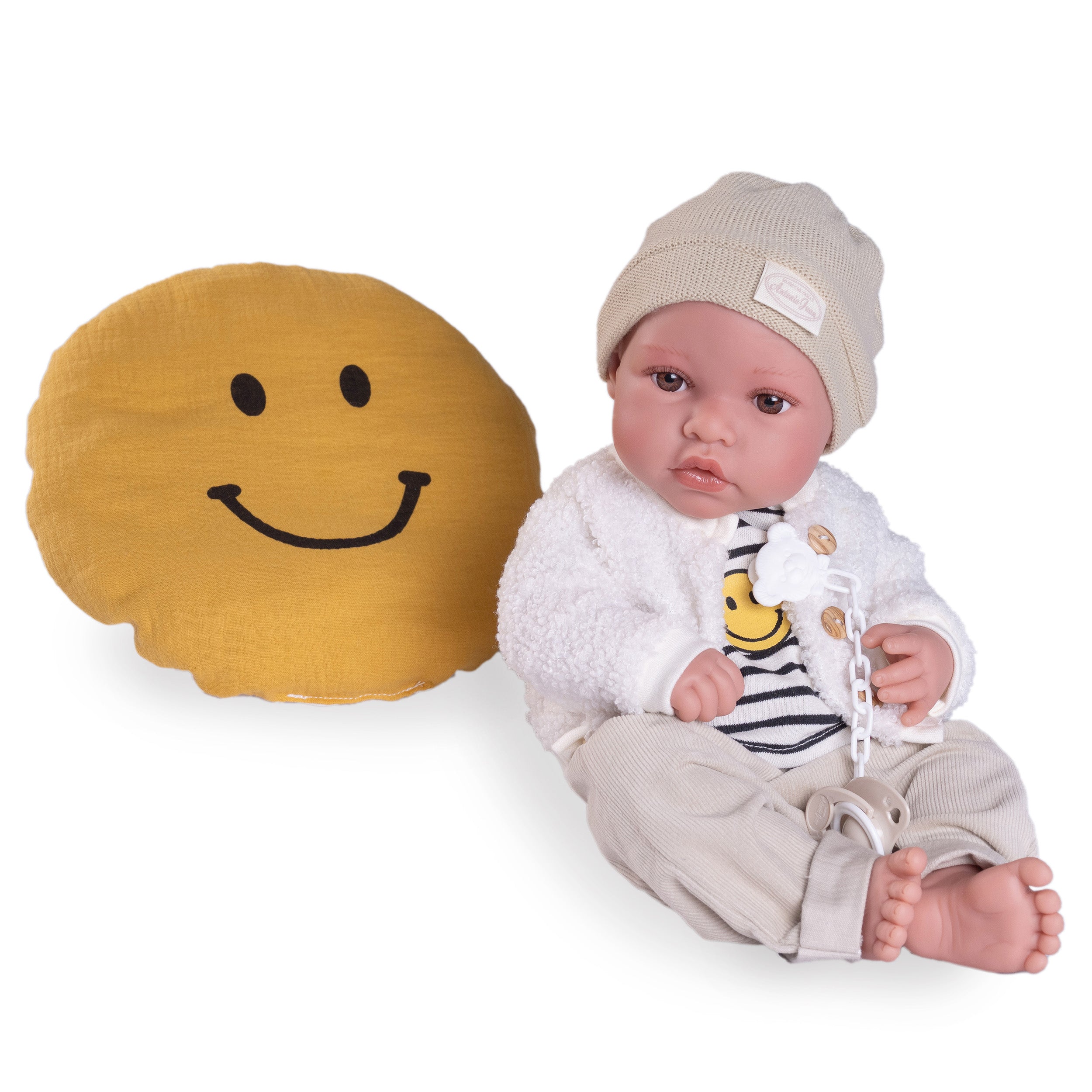 Antonio Juan Doll - Newborn Erik with Smile Cushion 42cm 50423