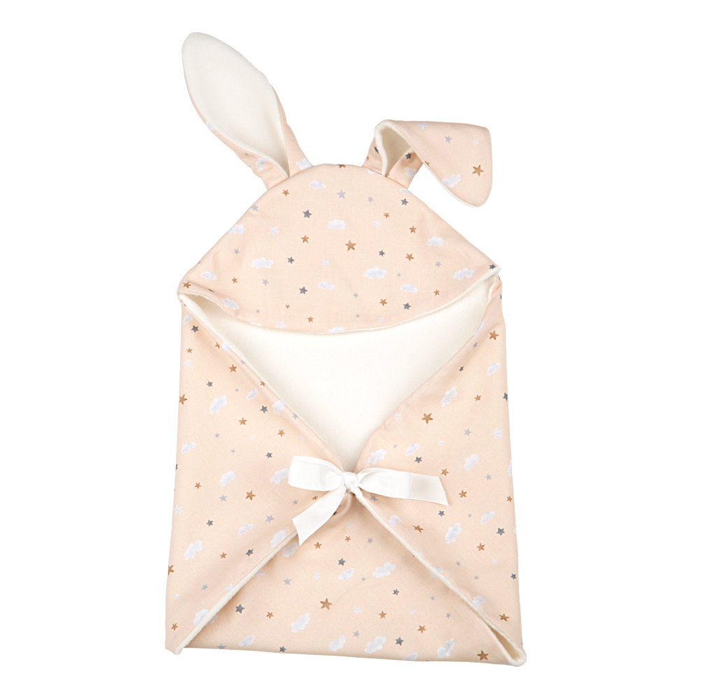 Arias 30cm Elegance Beige Bunny Blanket and Dummy 60761
