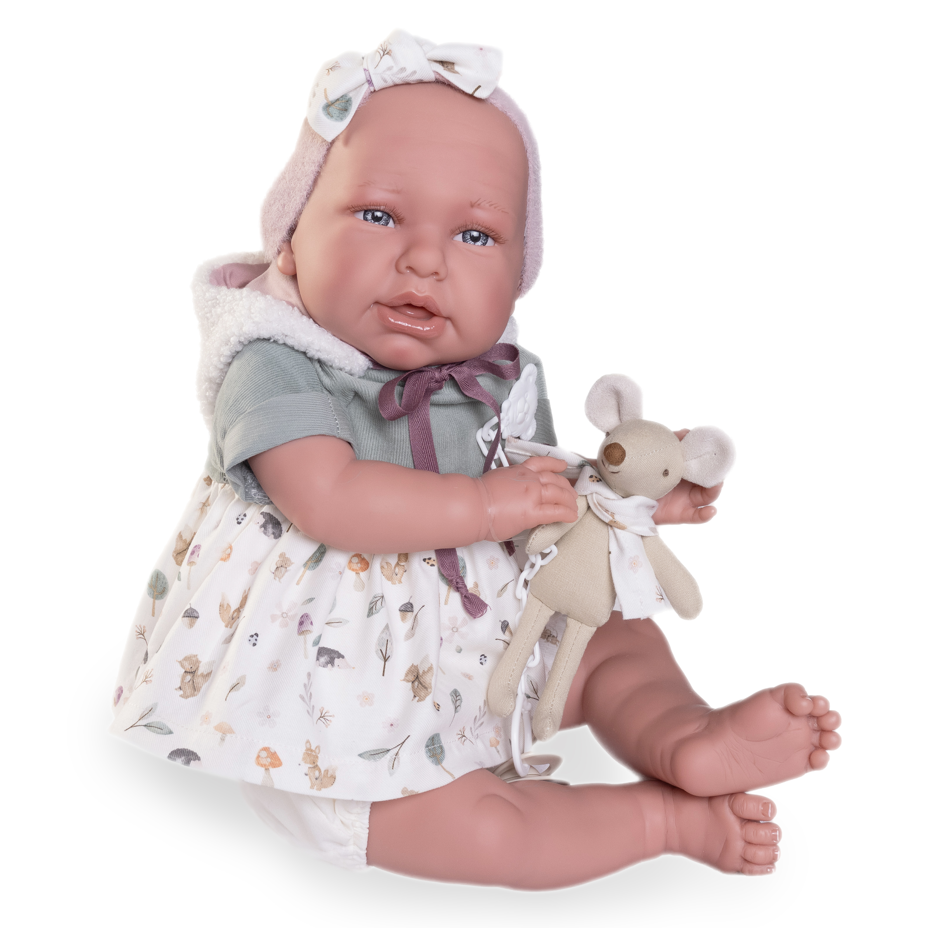Antonio Juan Doll - Reborn Daniela with Plush Toy 52cm 81393