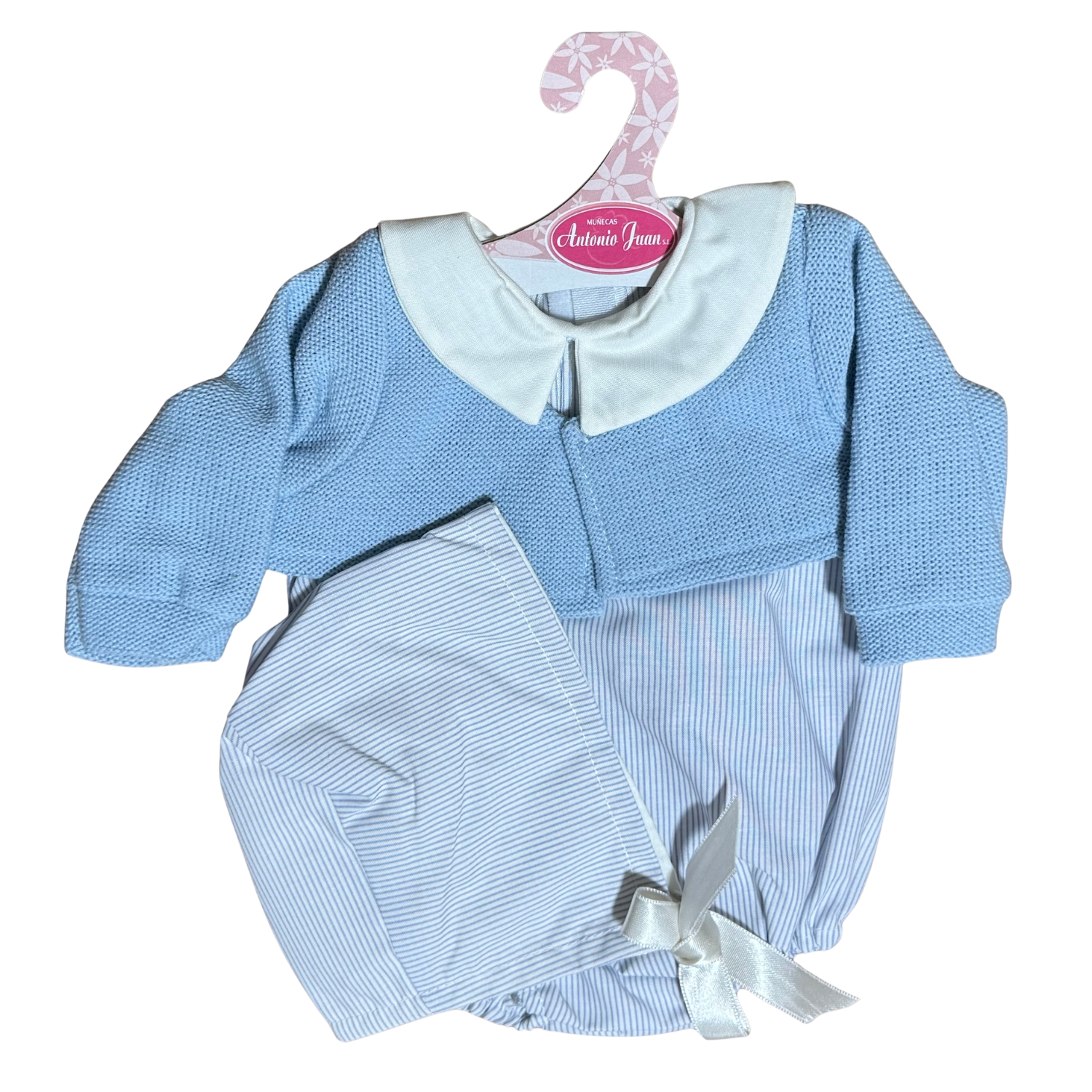 Antonio Juan Clothing for a 40-42cm Doll - Blue Stripe 3 Piece