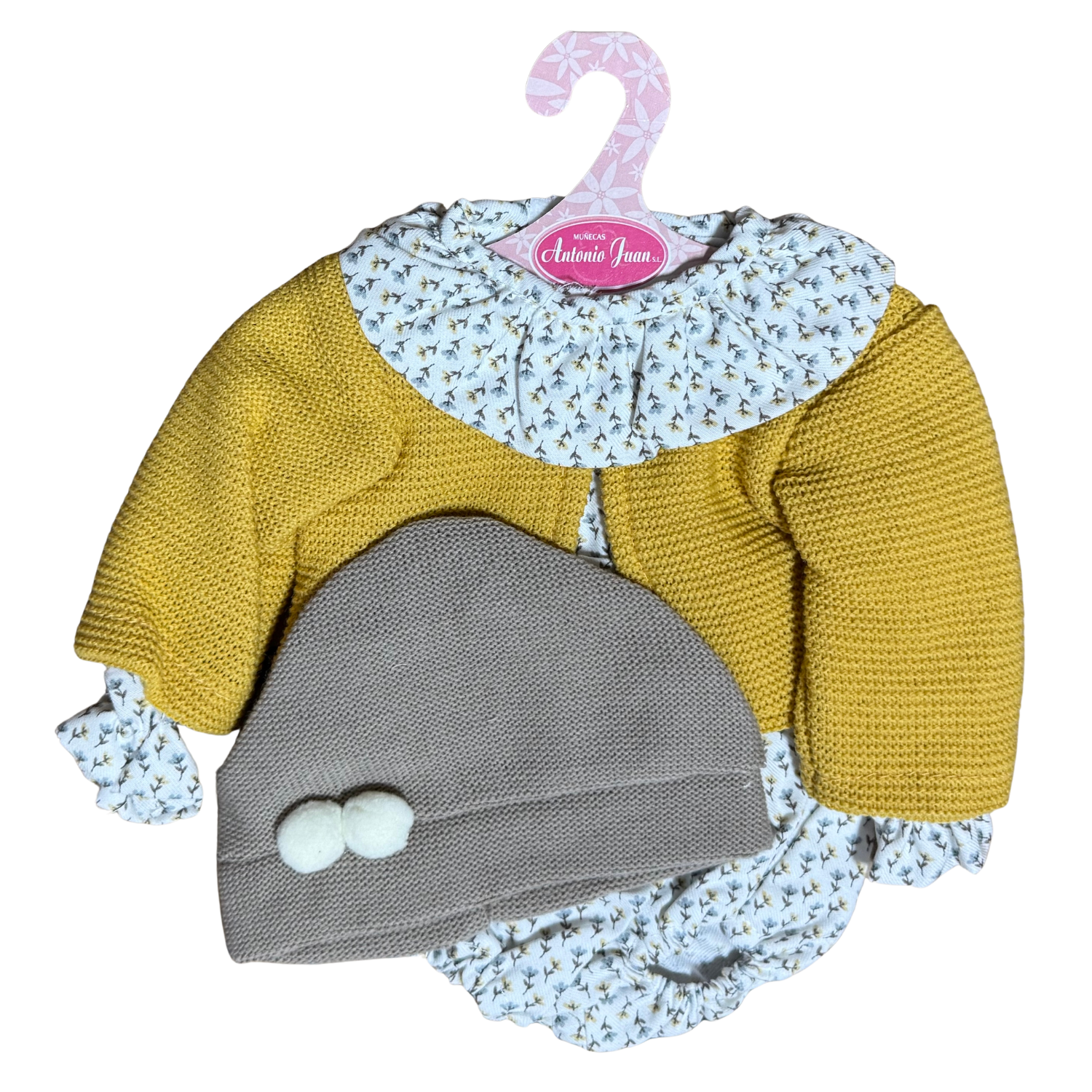 Antonio Juan Clothing for a 40-42cm Doll - Mustard 3 Piece