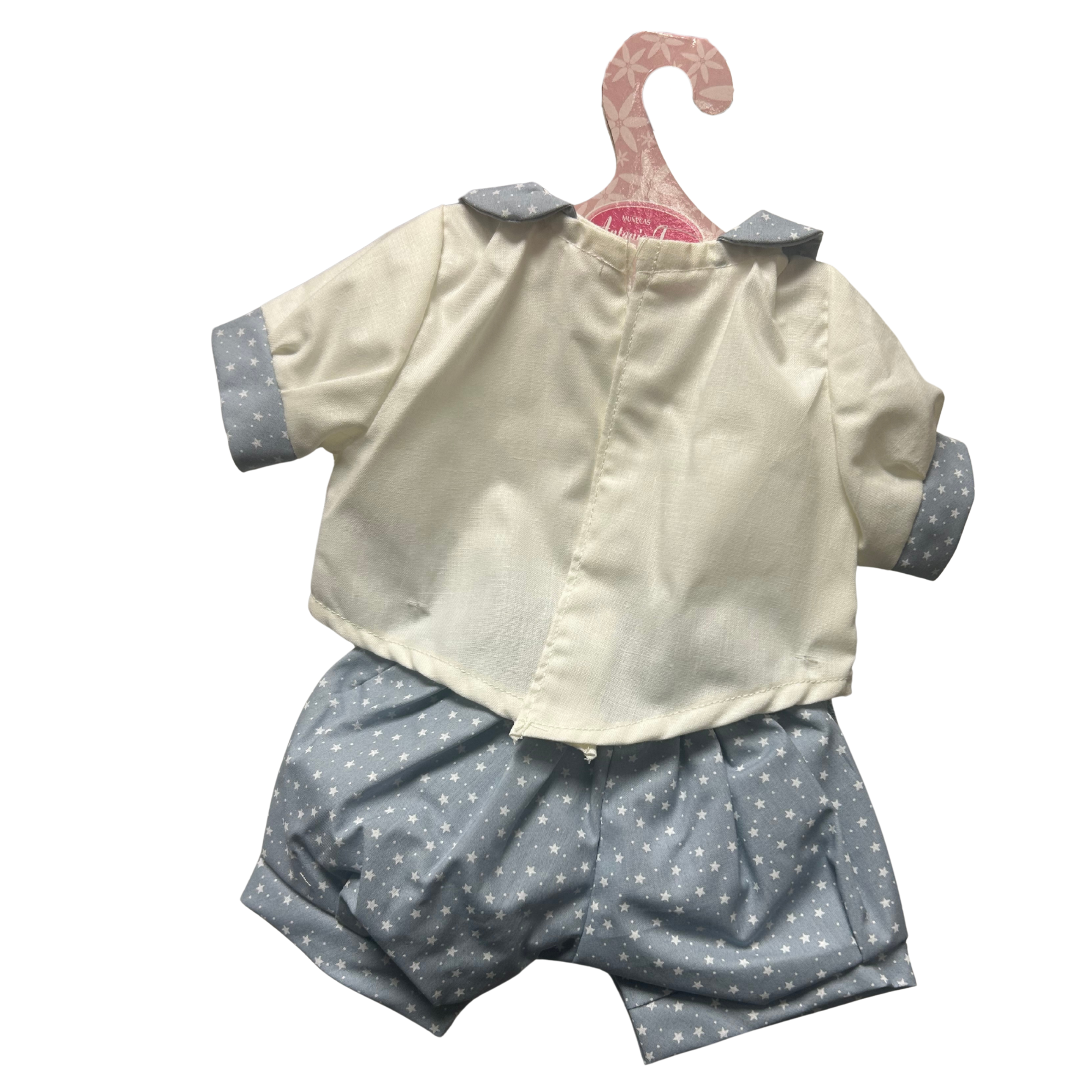 Antonio Juan Clothing for a 40–42cm Doll – Blue 2 Pom Poms Outfit