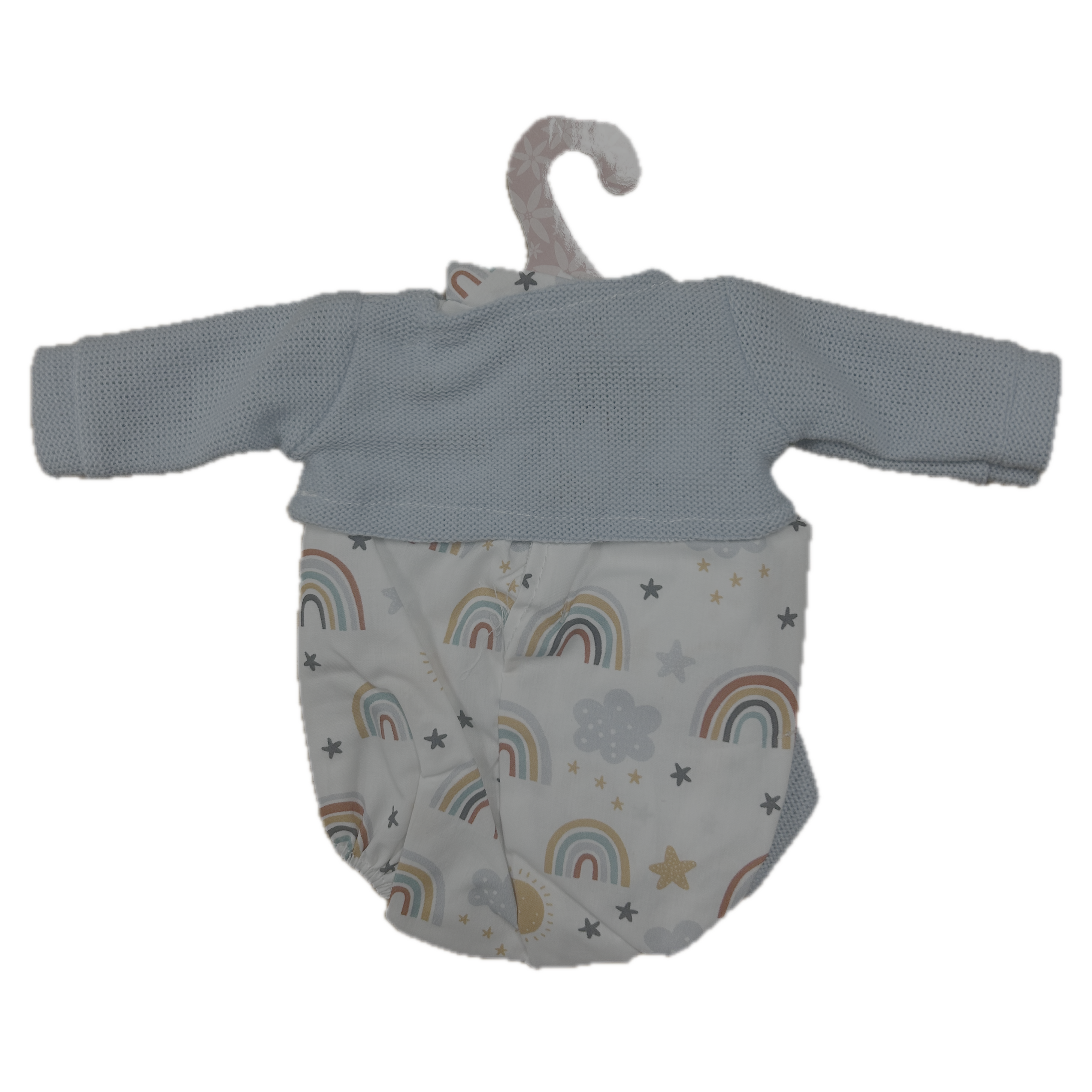Antonio Juan Clothing for a 33cm Doll – Blue Rainbow Romper 3 Piece