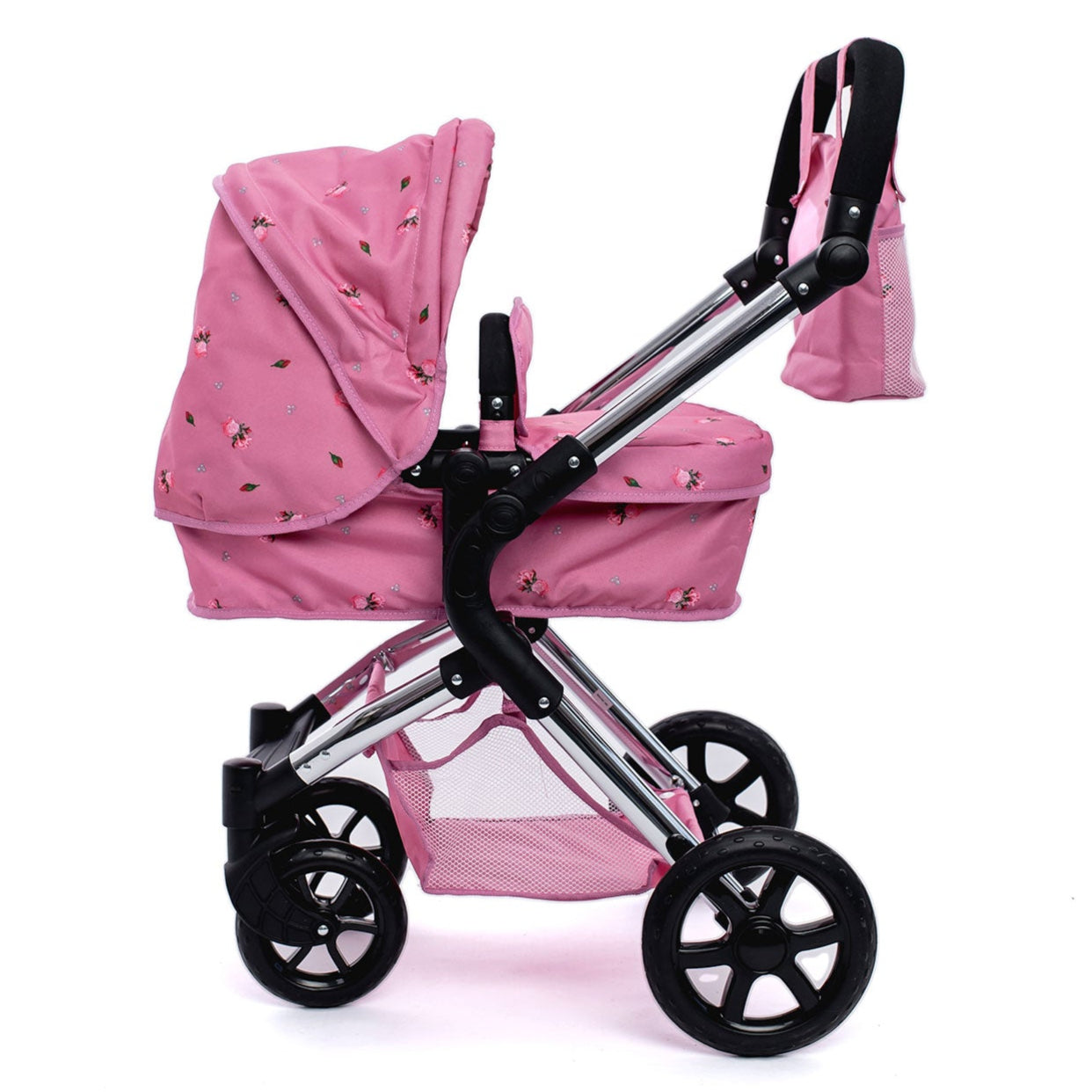 Roma Darcie Single Dolls Pram - Pink 3+ years 78cm