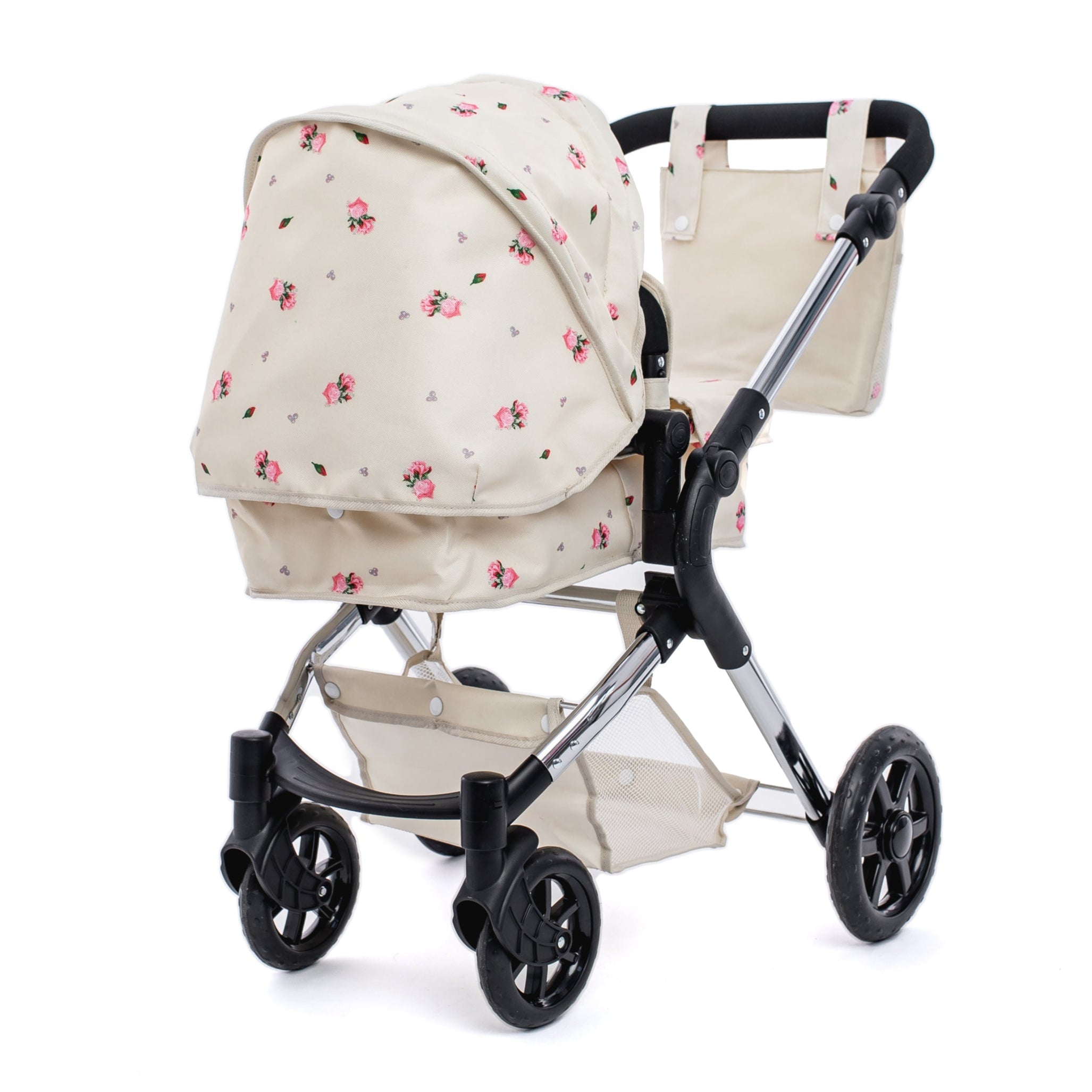 Roma Darcie Single Dolls Pram - Cream 3+ years 78cm