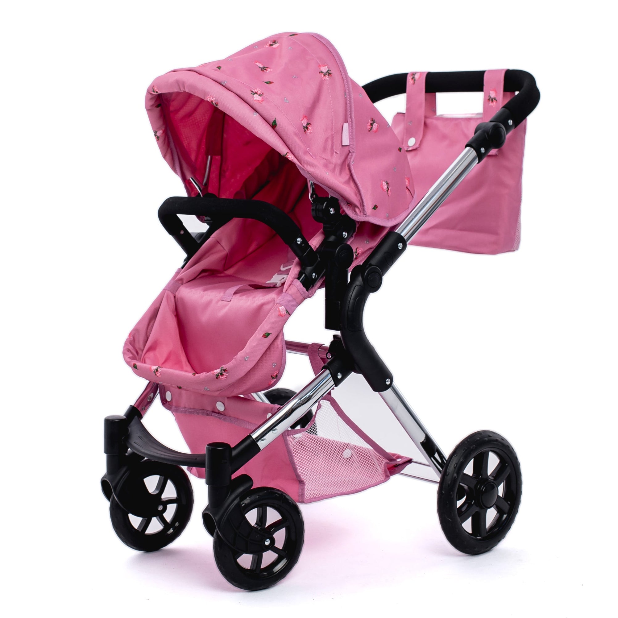 Roma Darcie Single Dolls Pram - Pink 3+ years 78cm