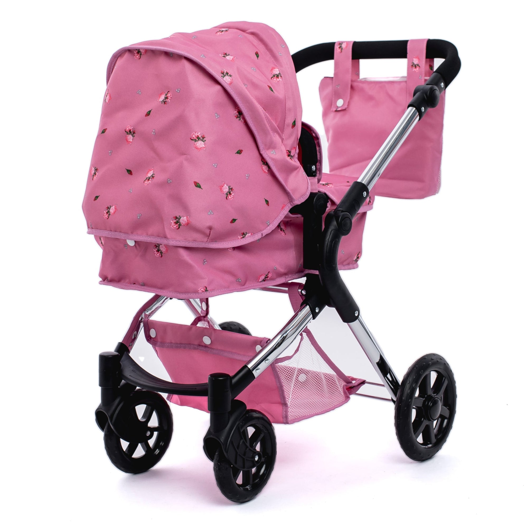 Roma Darcie Single Dolls Pram - Pink 3+ years 78cm