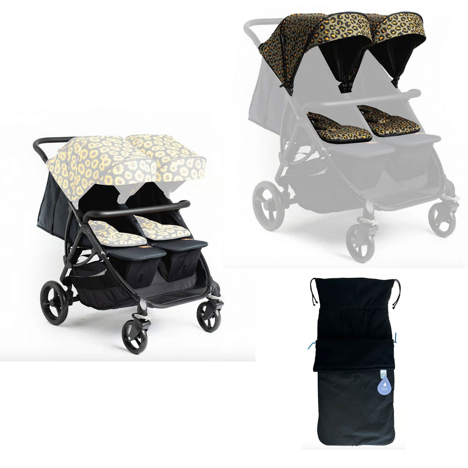 Roma Gemini Base with Colour Pack - Khaki Leopard