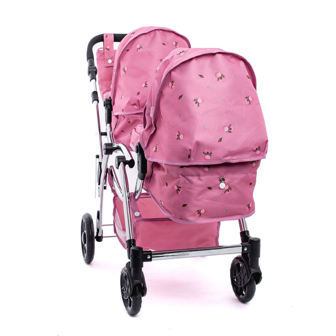 Roma Darcie Twin Dolls Pram - Pink 3+ years up to 84cm