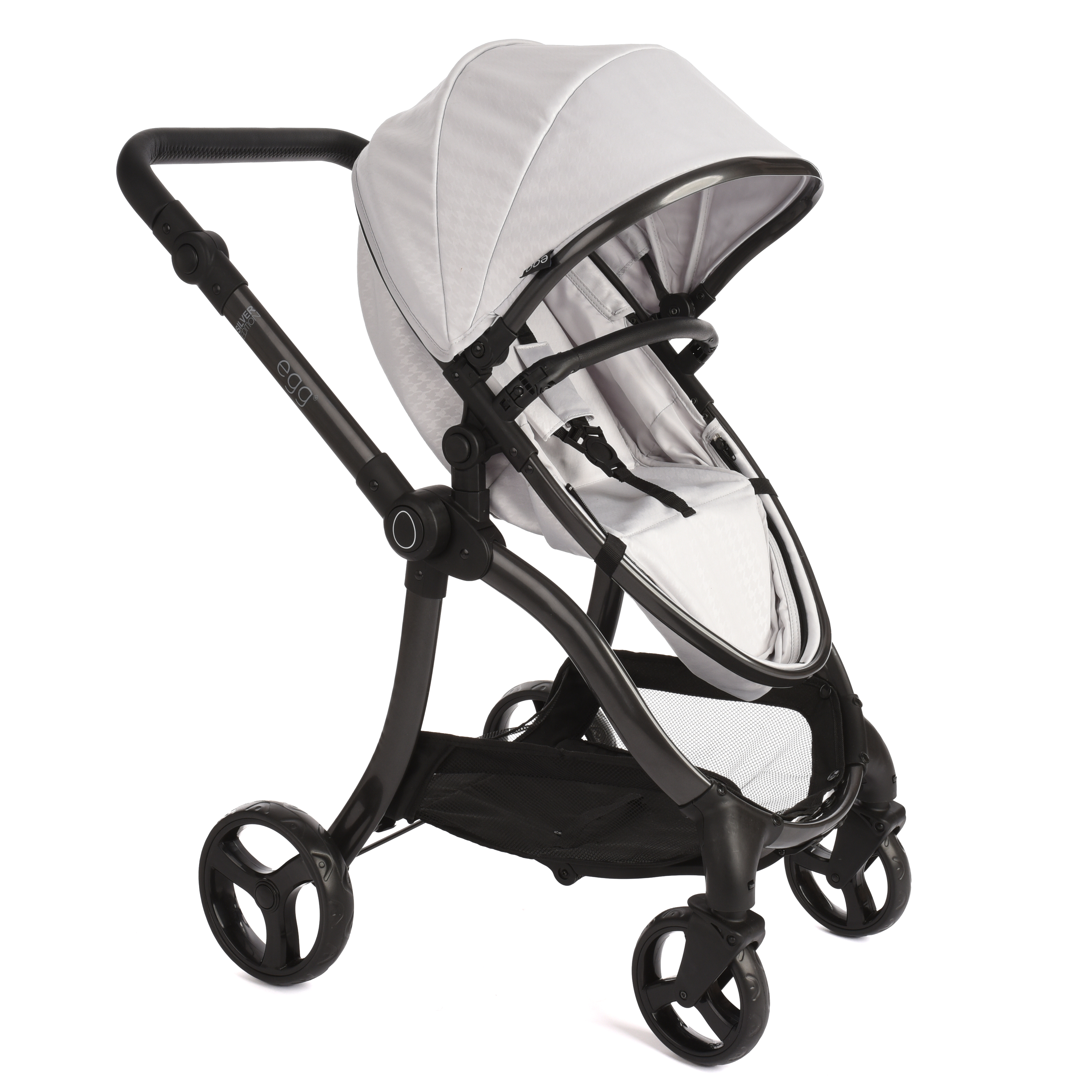 egg® Dolls Pram - Houndstooth Silver