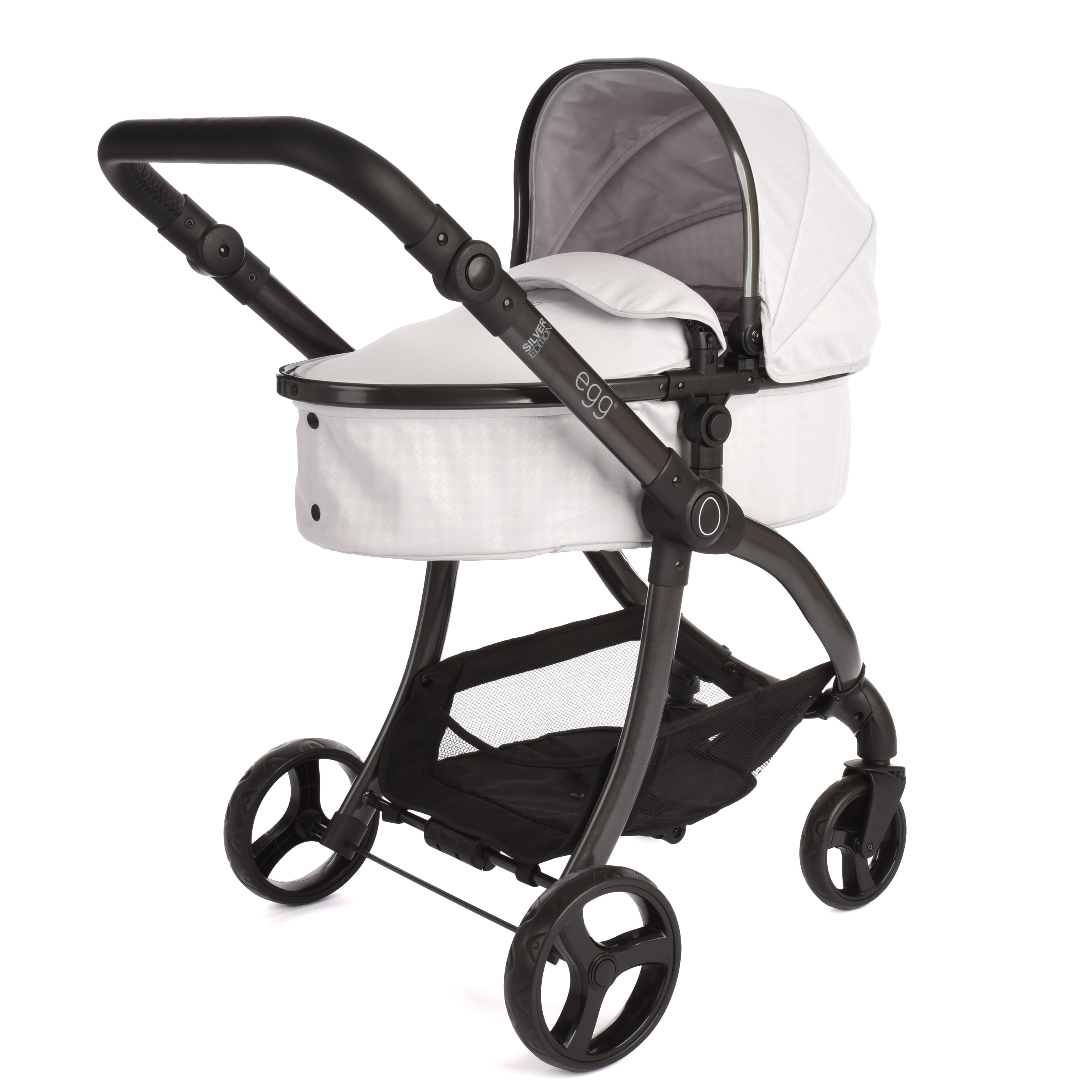 egg® Dolls Pram - Houndstooth Silver