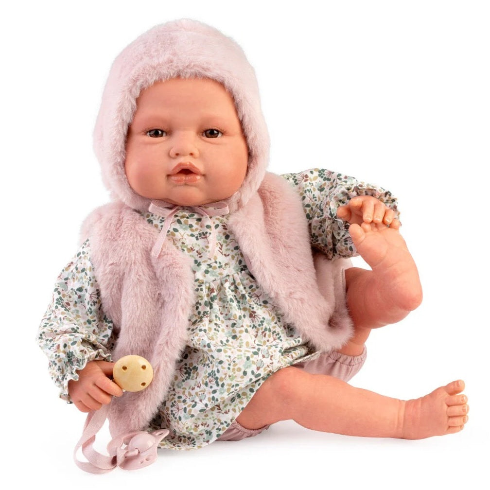 Antonio Juan Fur Reborn Doll - 50 cm