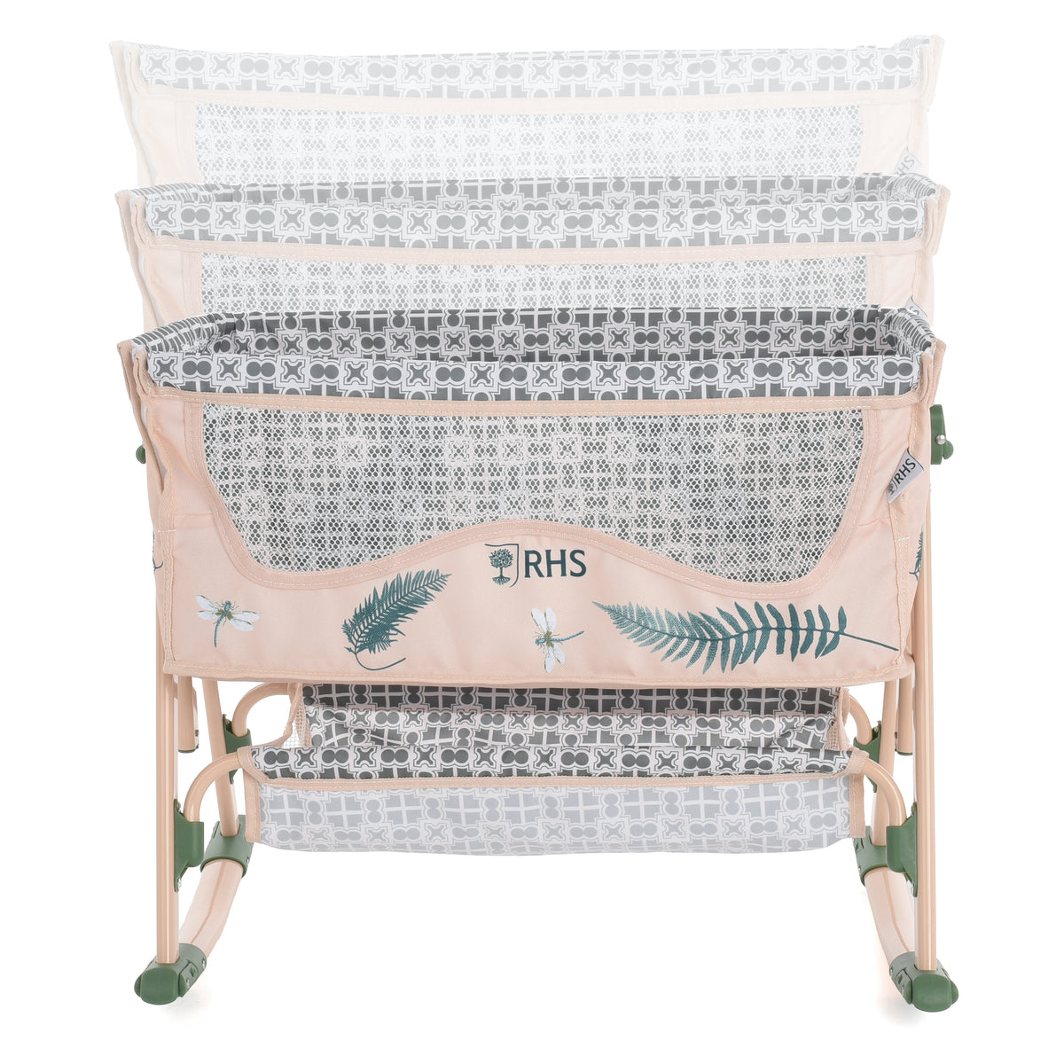 FACTORY 2NDS - Roma RHS Bedside Crib - Fern