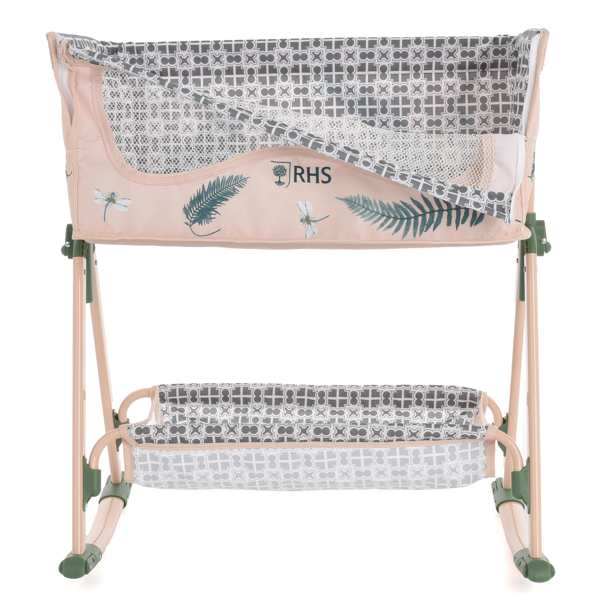 FACTORY 2NDS - Roma RHS Bedside Crib - Fern