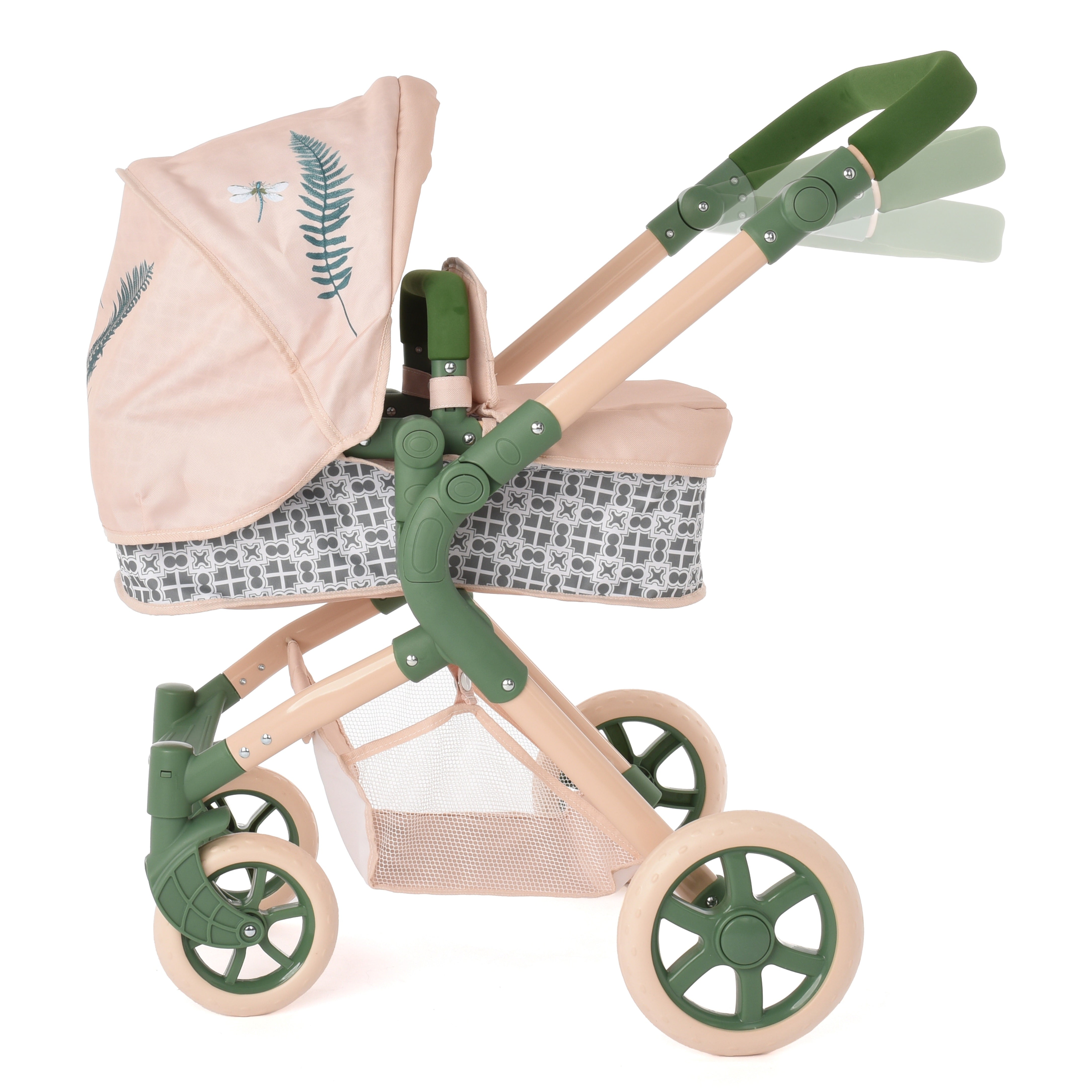 Roma RHS Single Dolls Pram - Fern