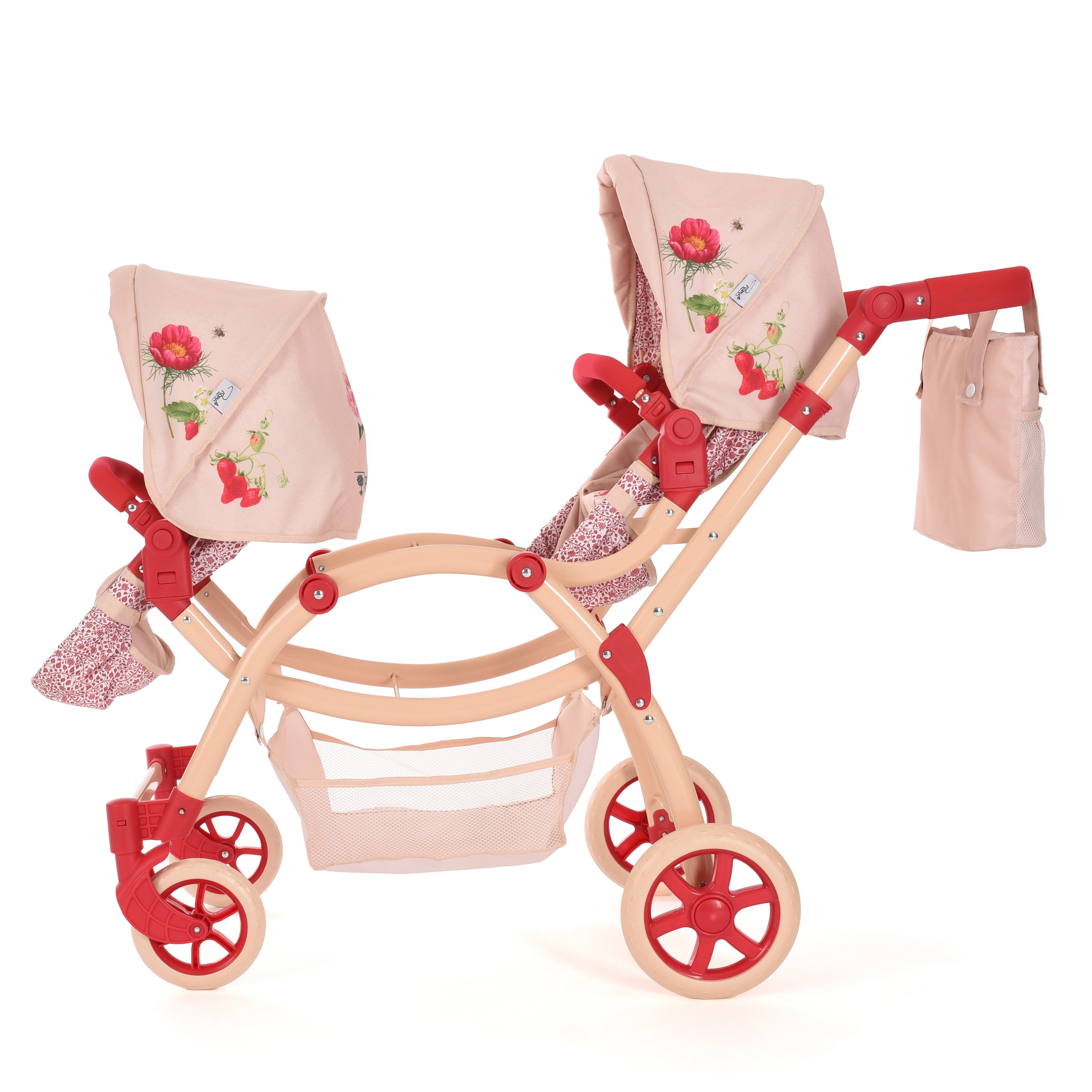Roma RHS Twin Dolls Pram - Flora