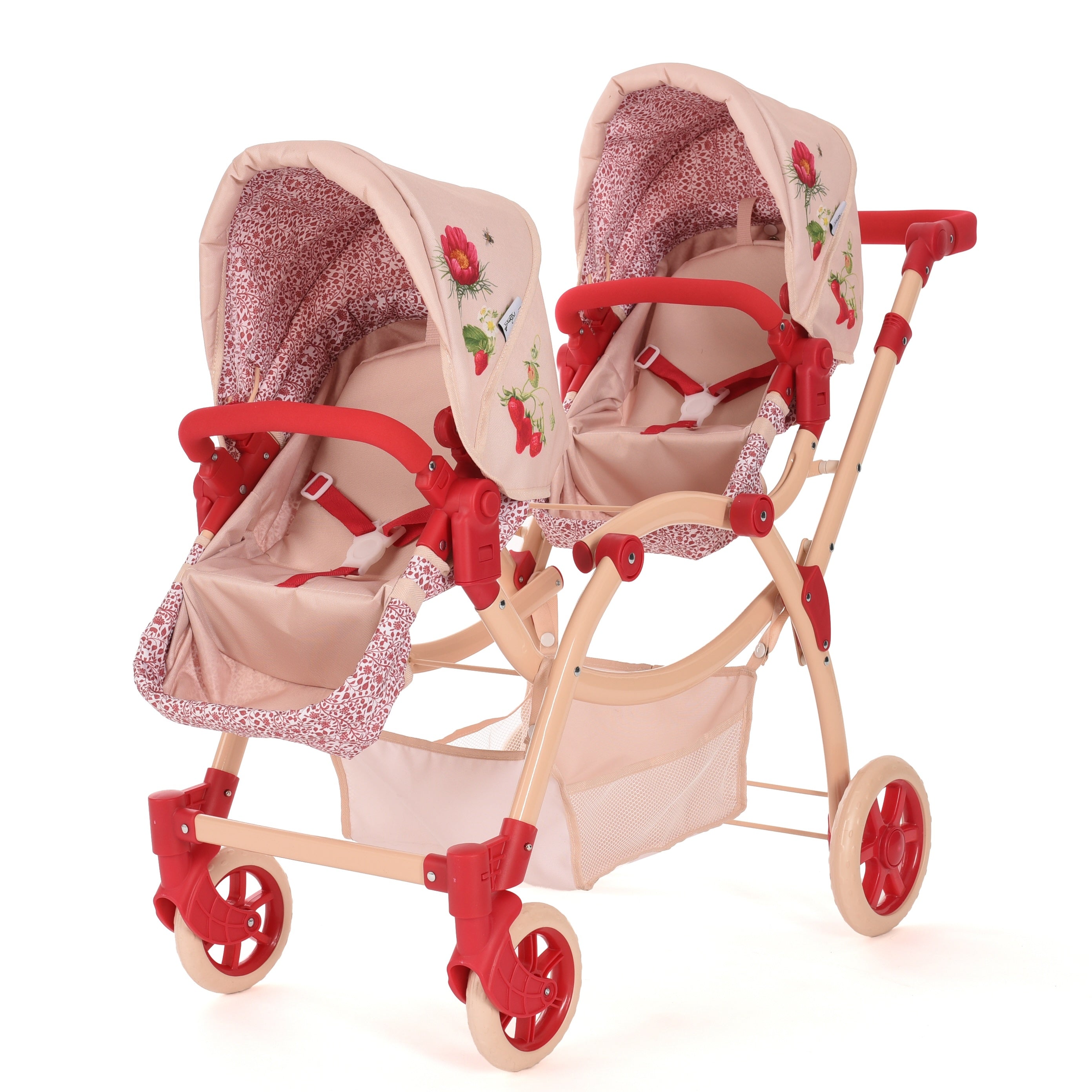 Roma RHS Twin Dolls Pram - Flora
