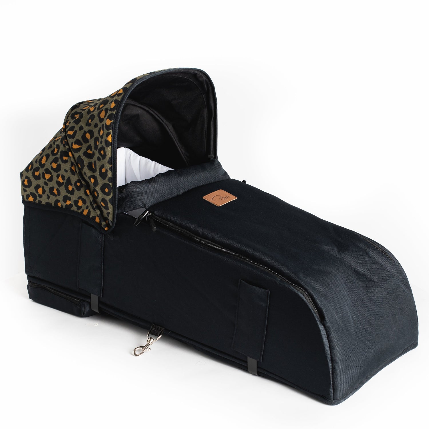 Roma Gemini 2 Carry Cot - Khaki Leopard