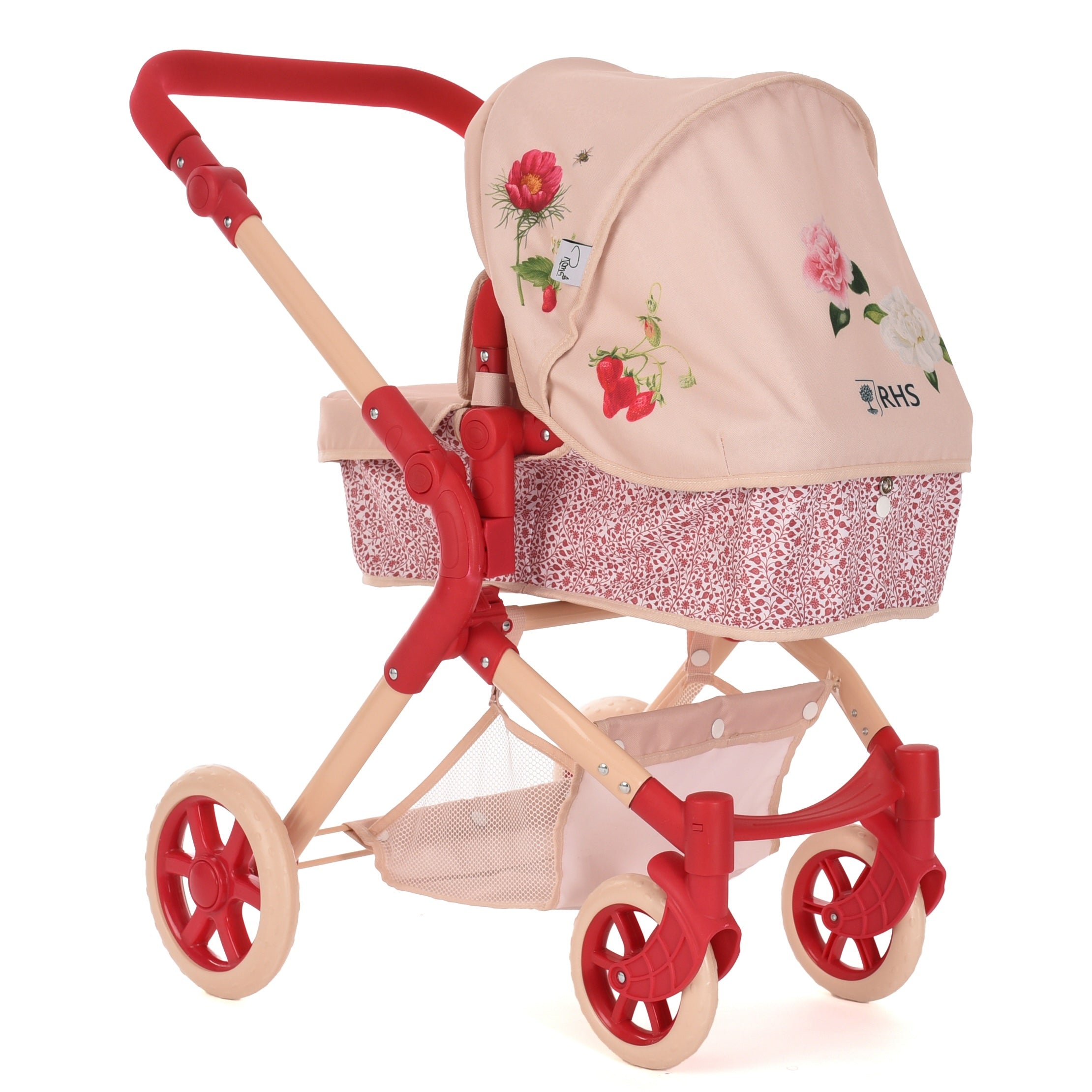 Roma RHS Single Dolls Pram - Flora