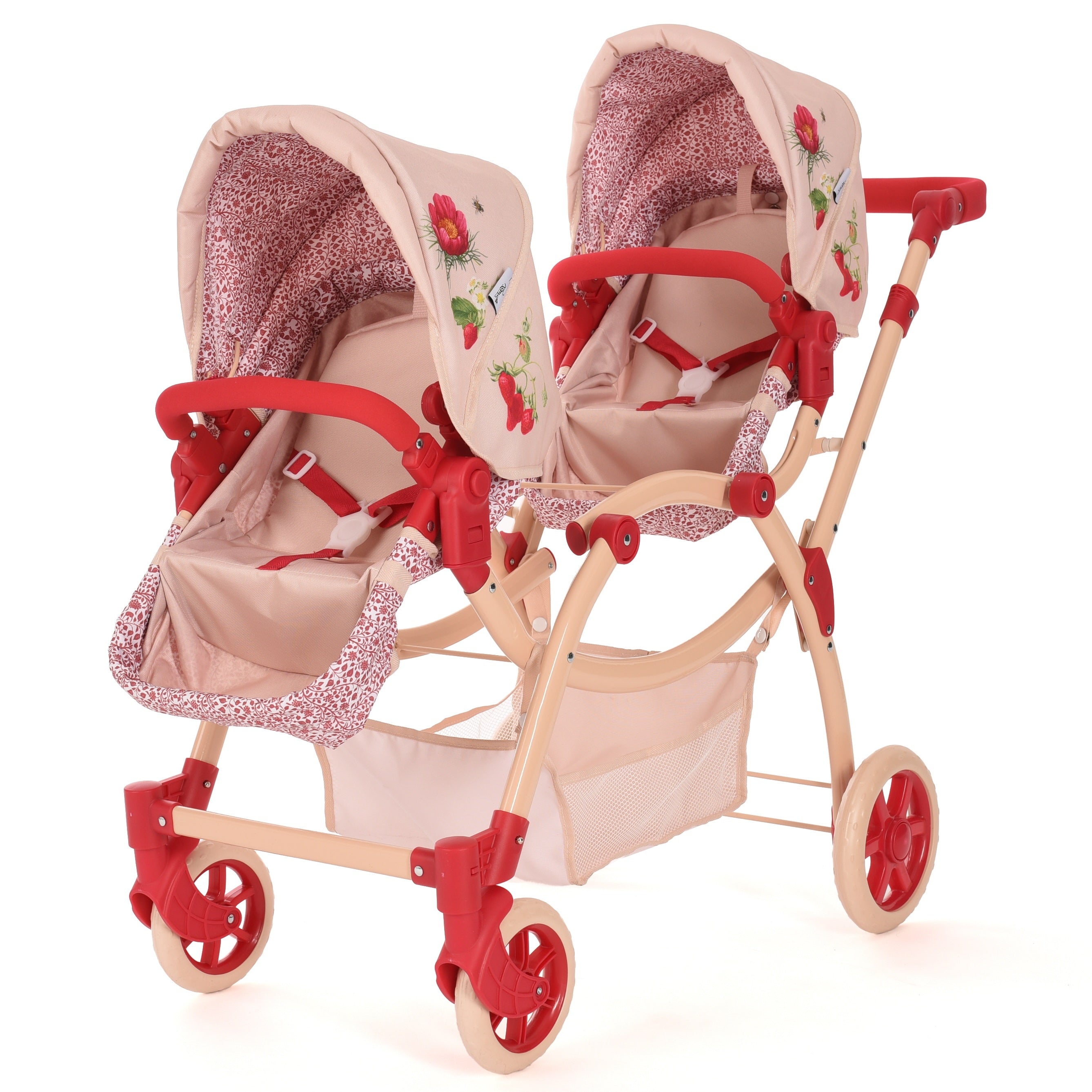 Roma RHS Twin Dolls Pram - Flora
