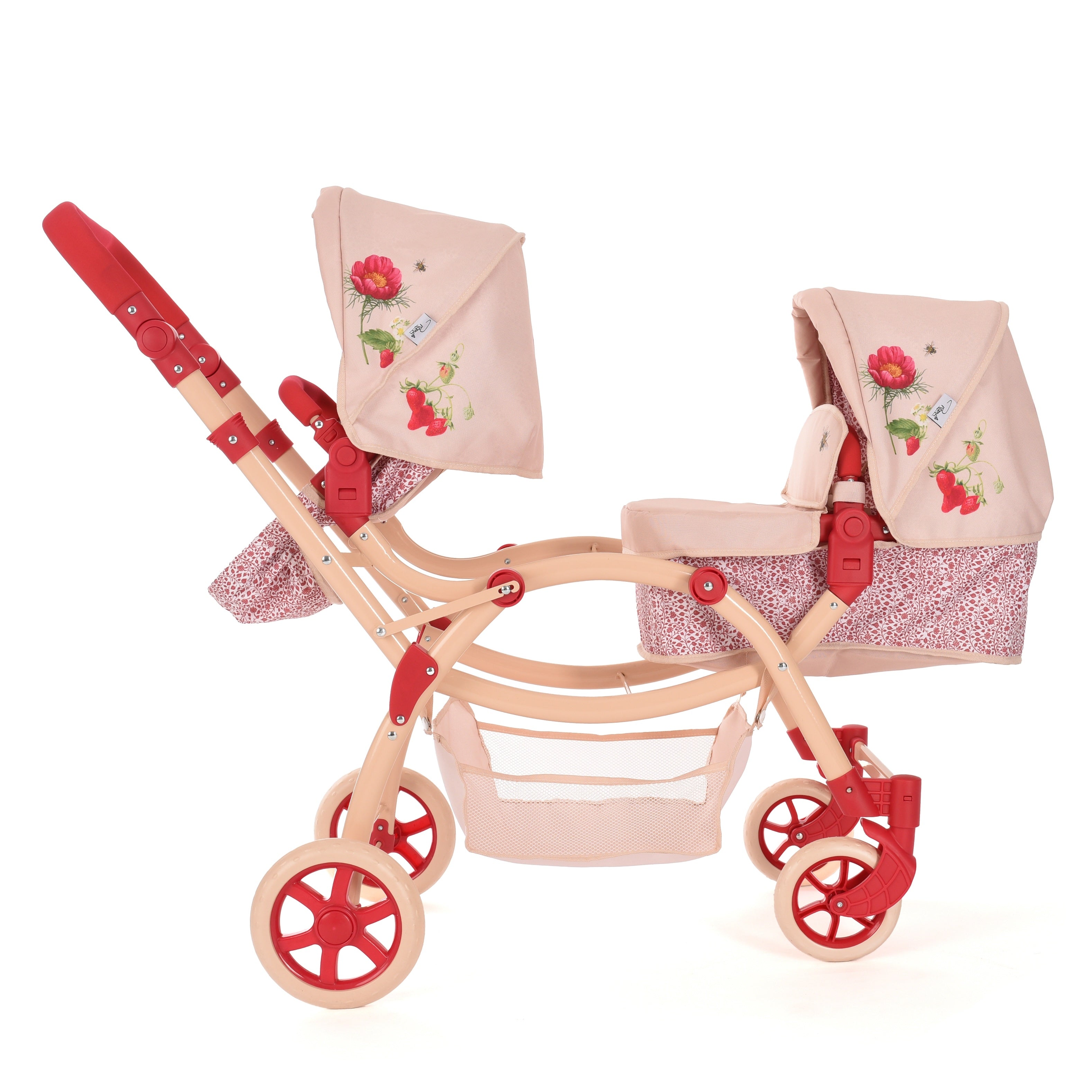 Roma RHS Twin Dolls Pram - Flora