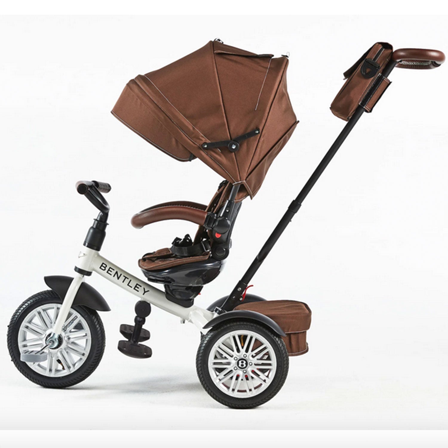 Bentley Trike - Satin White / Brown