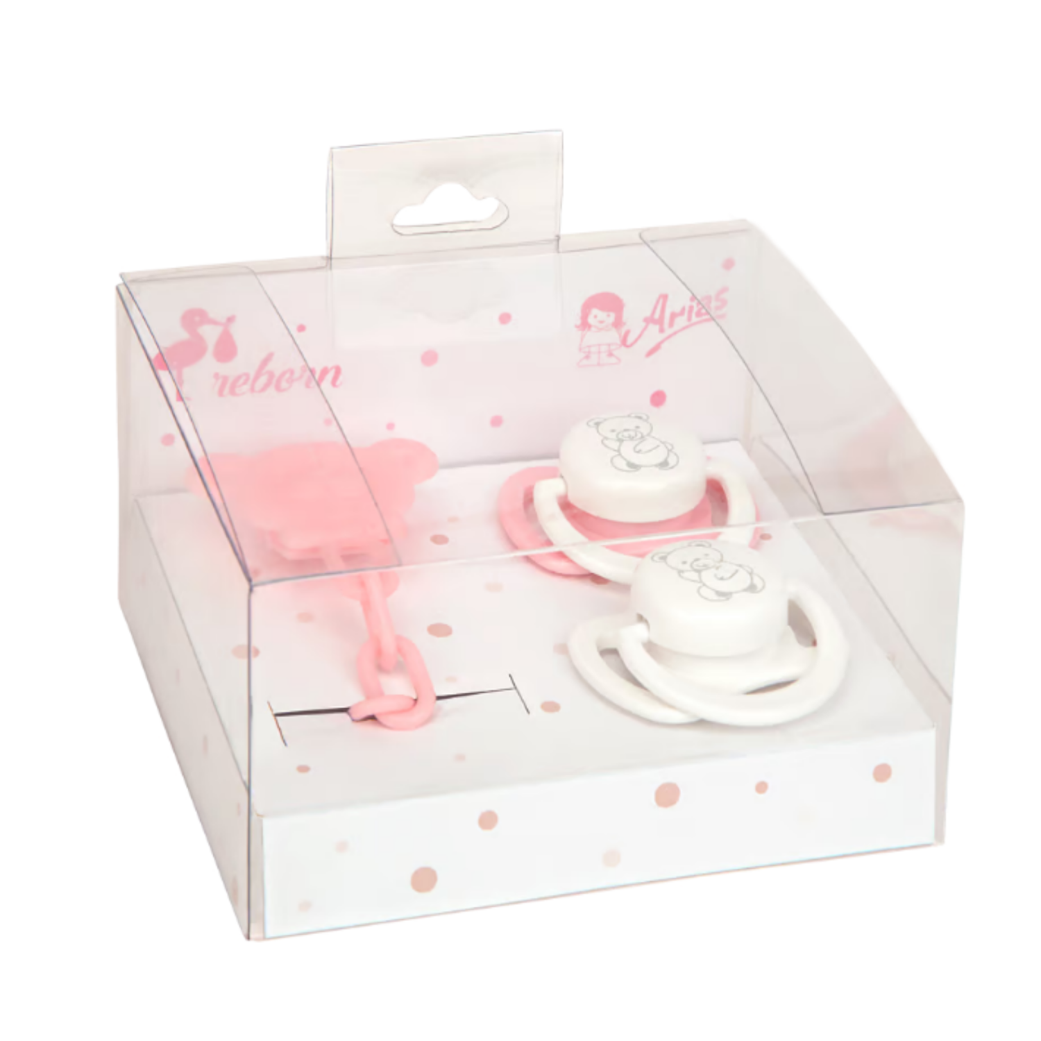 Arias x 2 Dummies and a Chain - Pink and White 6090
