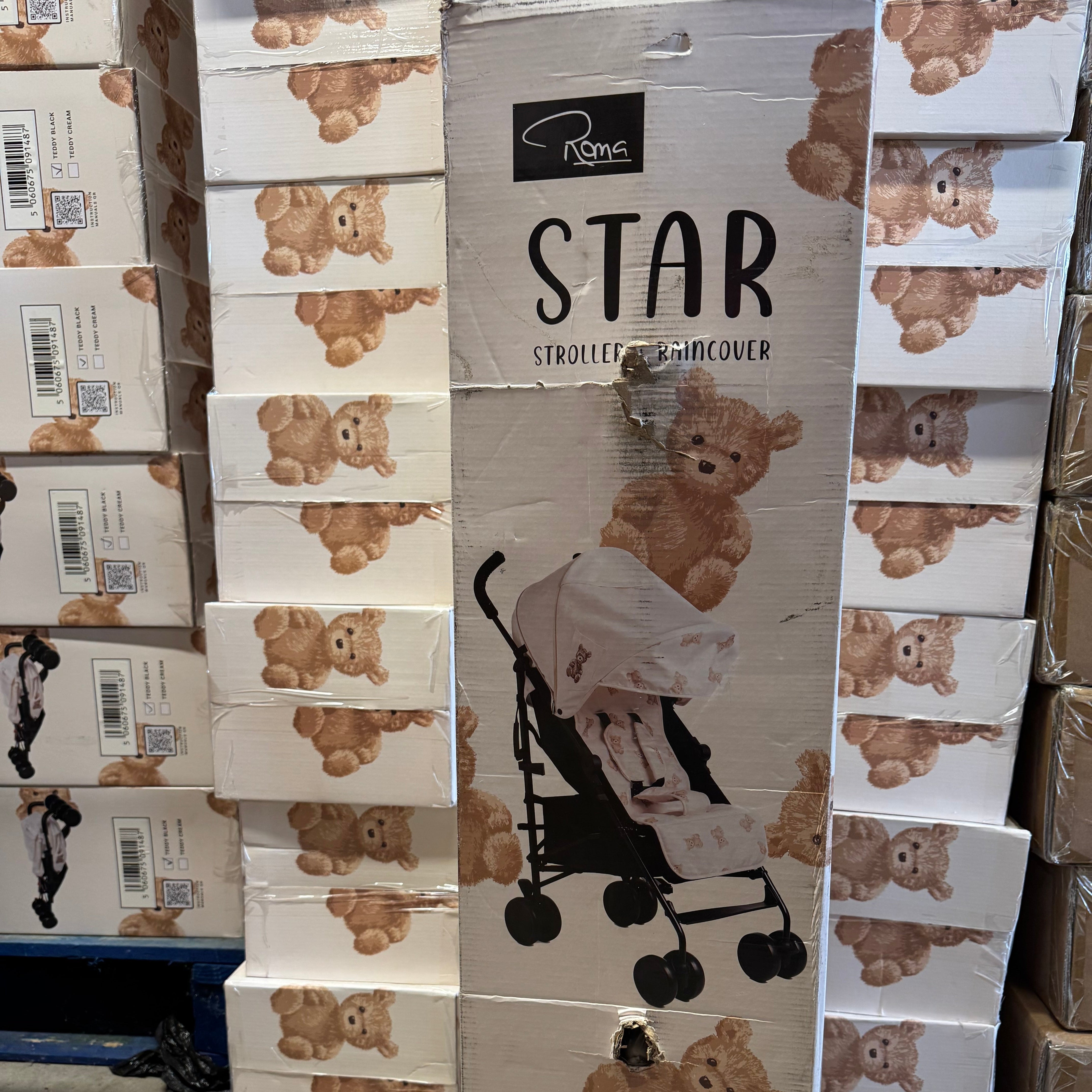 Warehouse Clearance Roma Star - Teddy Cream