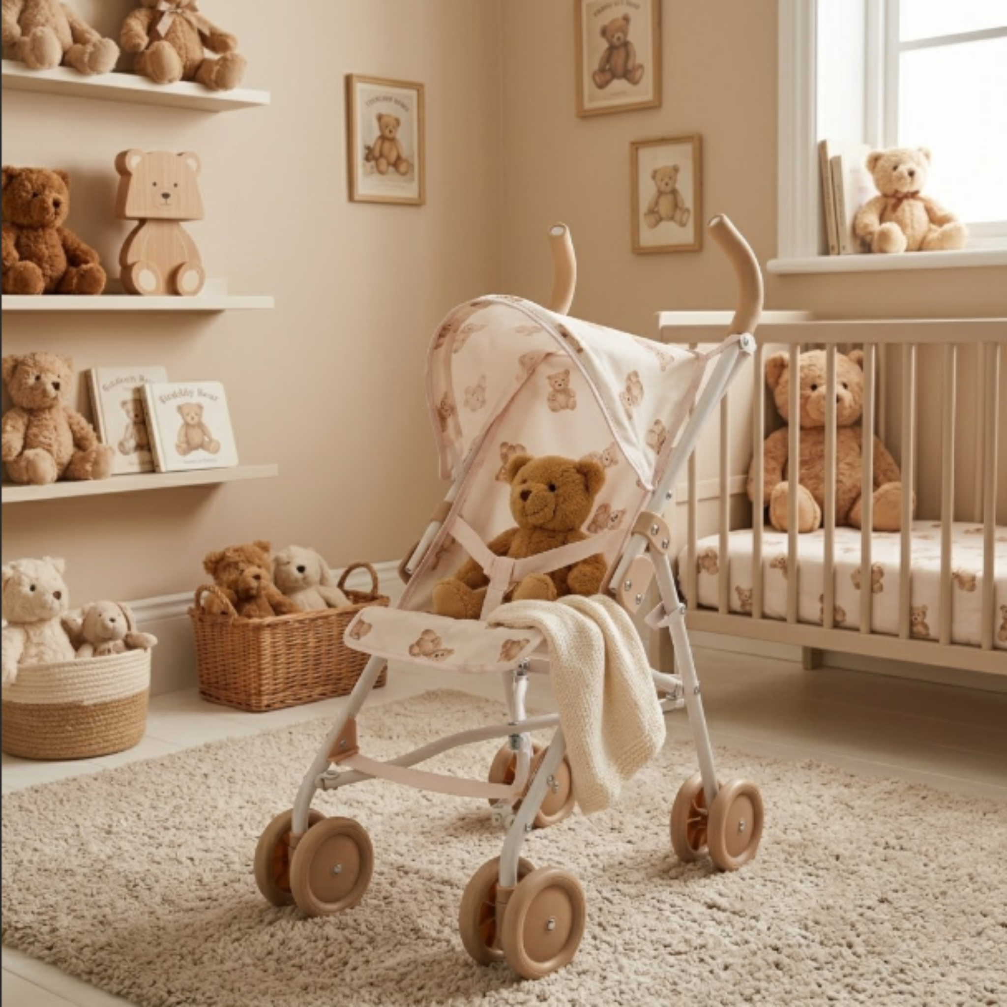 Roma Teddy Dolls XL Umbrella Buggy