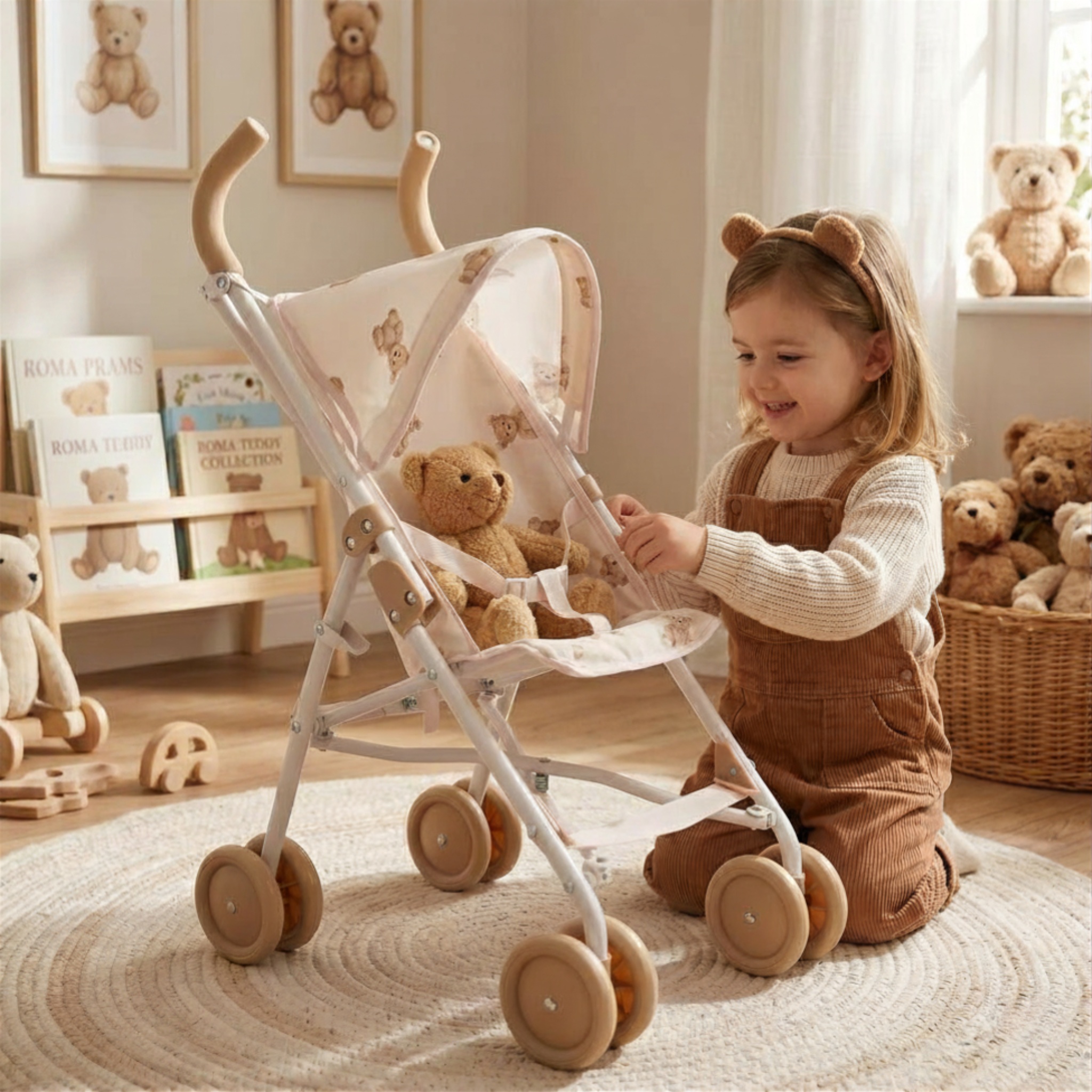 Roma Teddy Dolls XL Umbrella Buggy