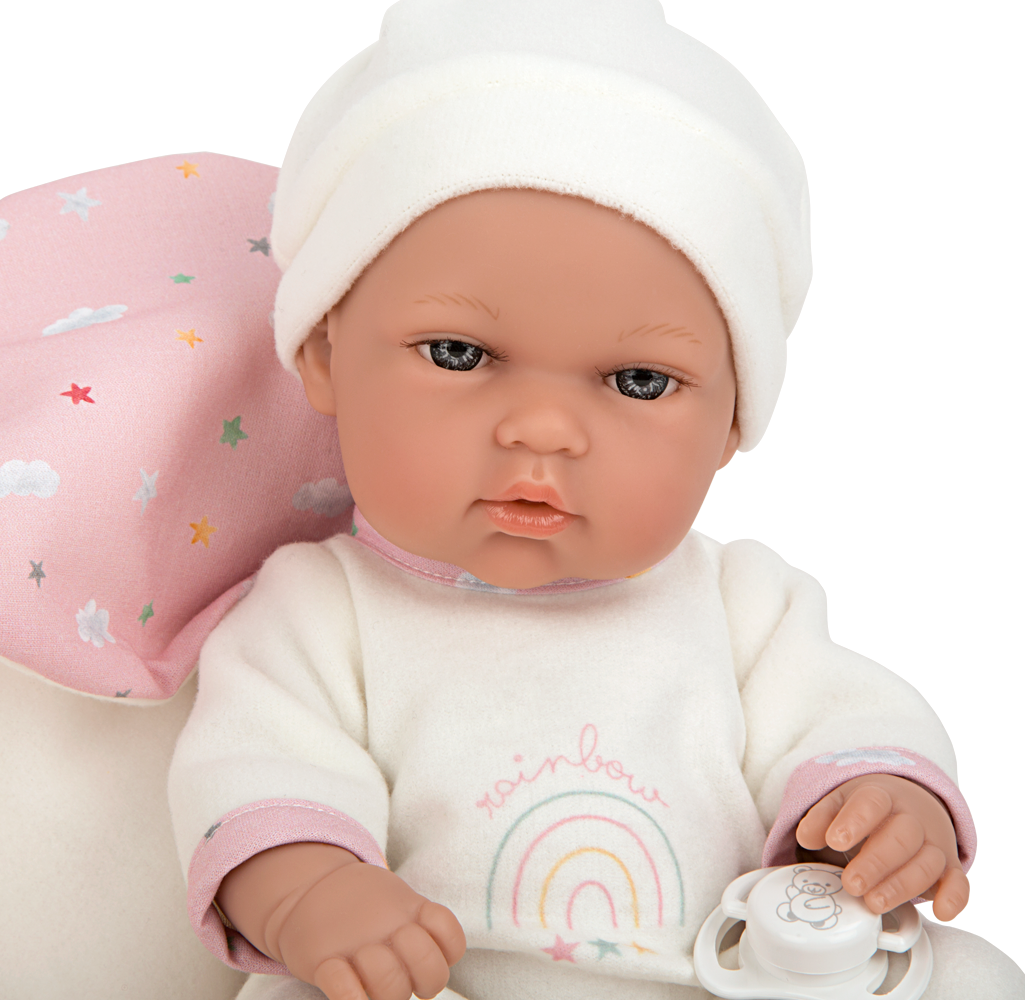 Arias 30cm Elegance Pink Bunny Blanket and Dummy 60760