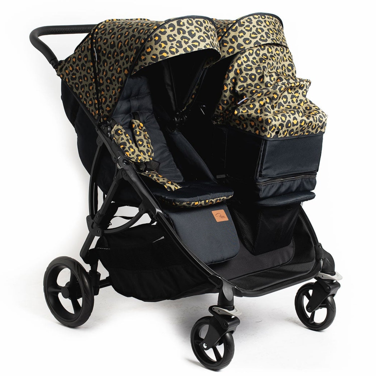 Roma Gemini Sibling Bundle - Khaki Leopard