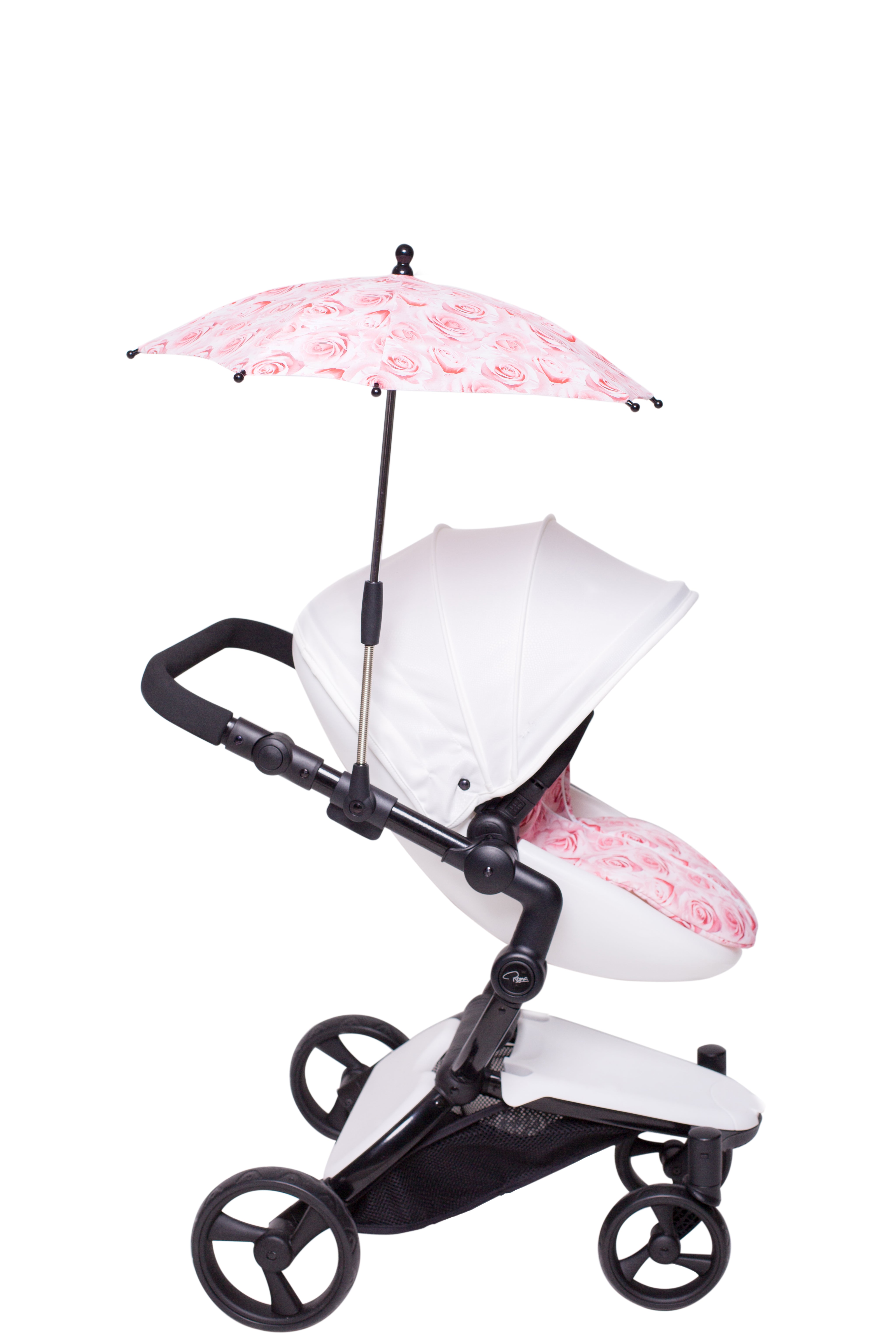 Roma Dolls Prams Parasol - Pink Rose