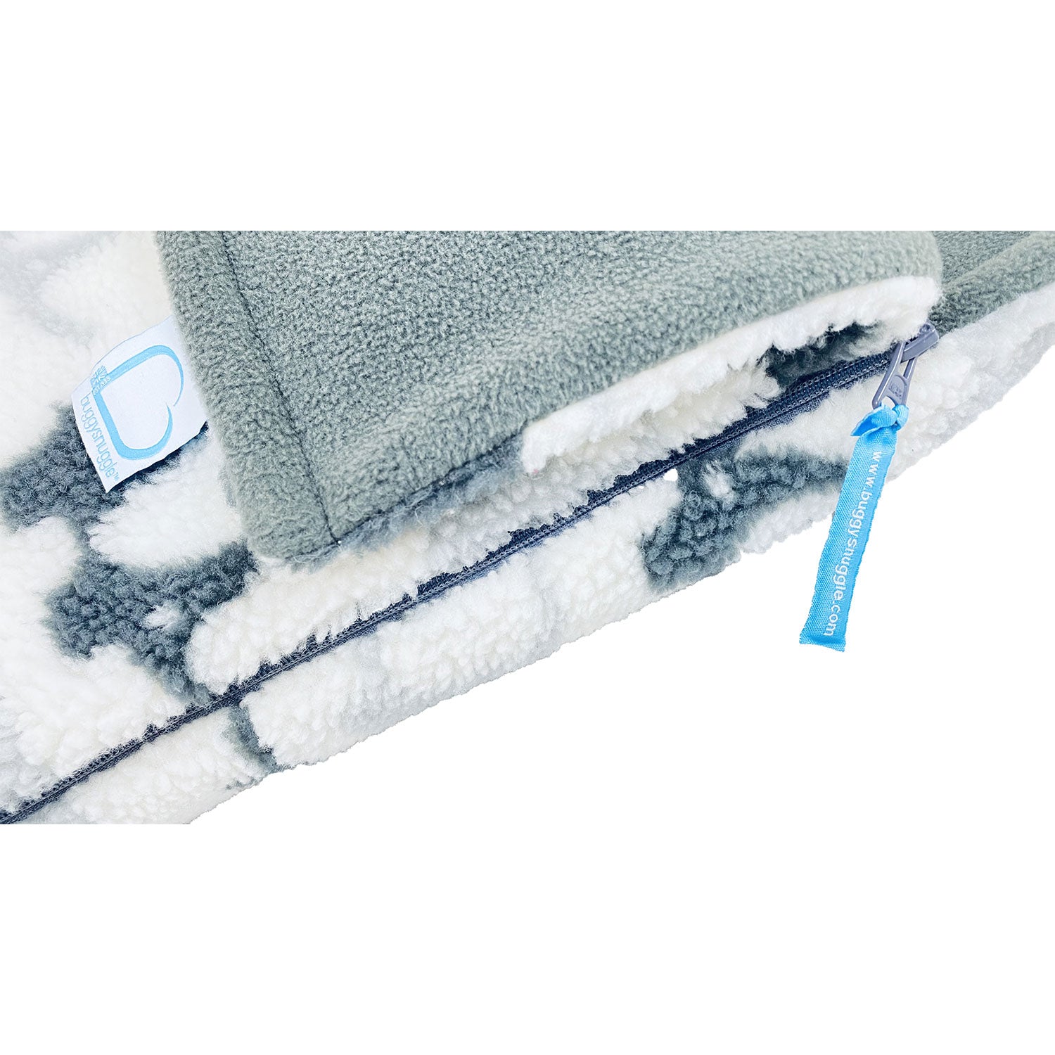 Buggysnuggle Snuggle Sherpa Footmuff - Elephant Stomp
