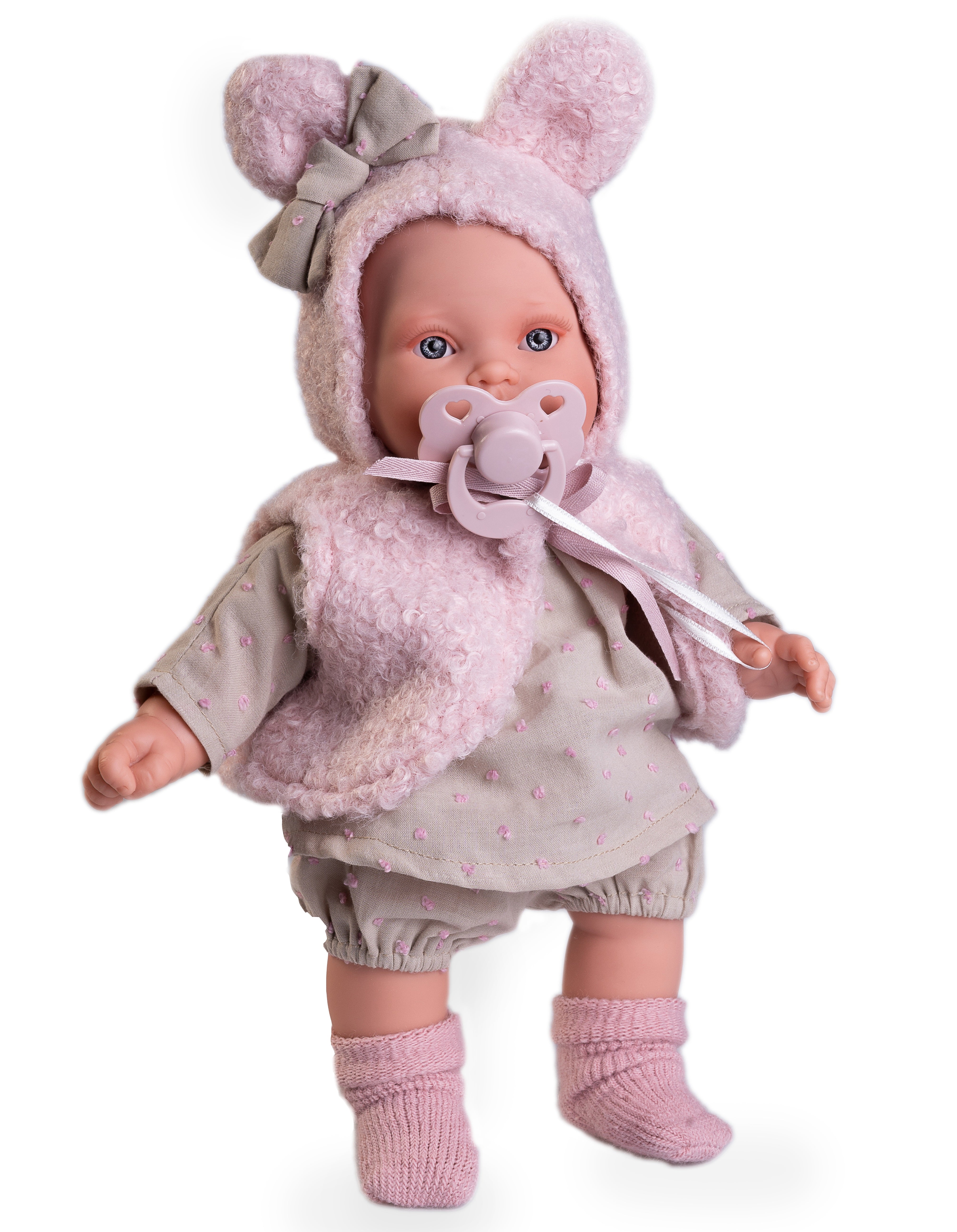 Doll - Kika Bunny Ears Crying Baby 27cm