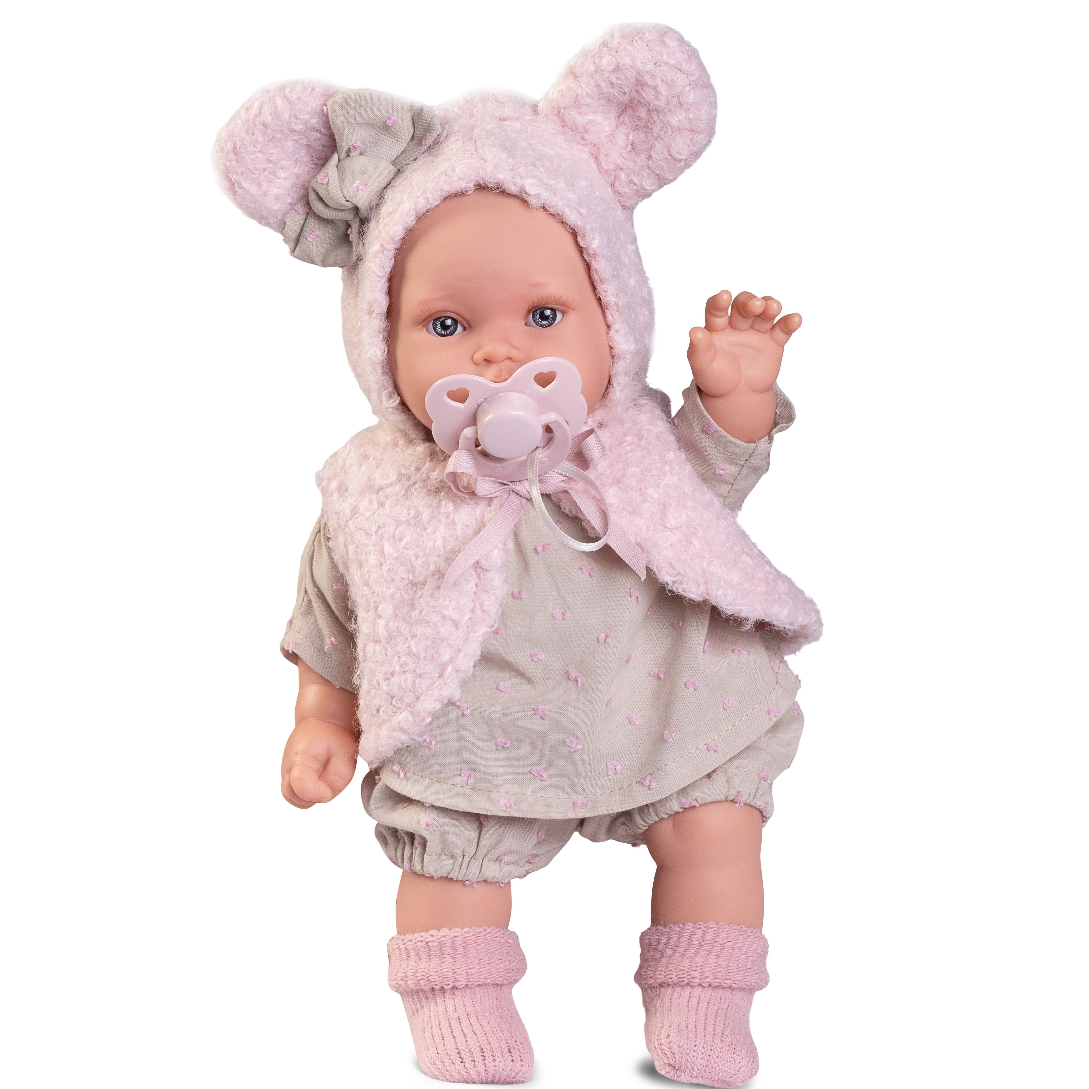 Doll - Kika Bunny Ears Crying Baby 27cm