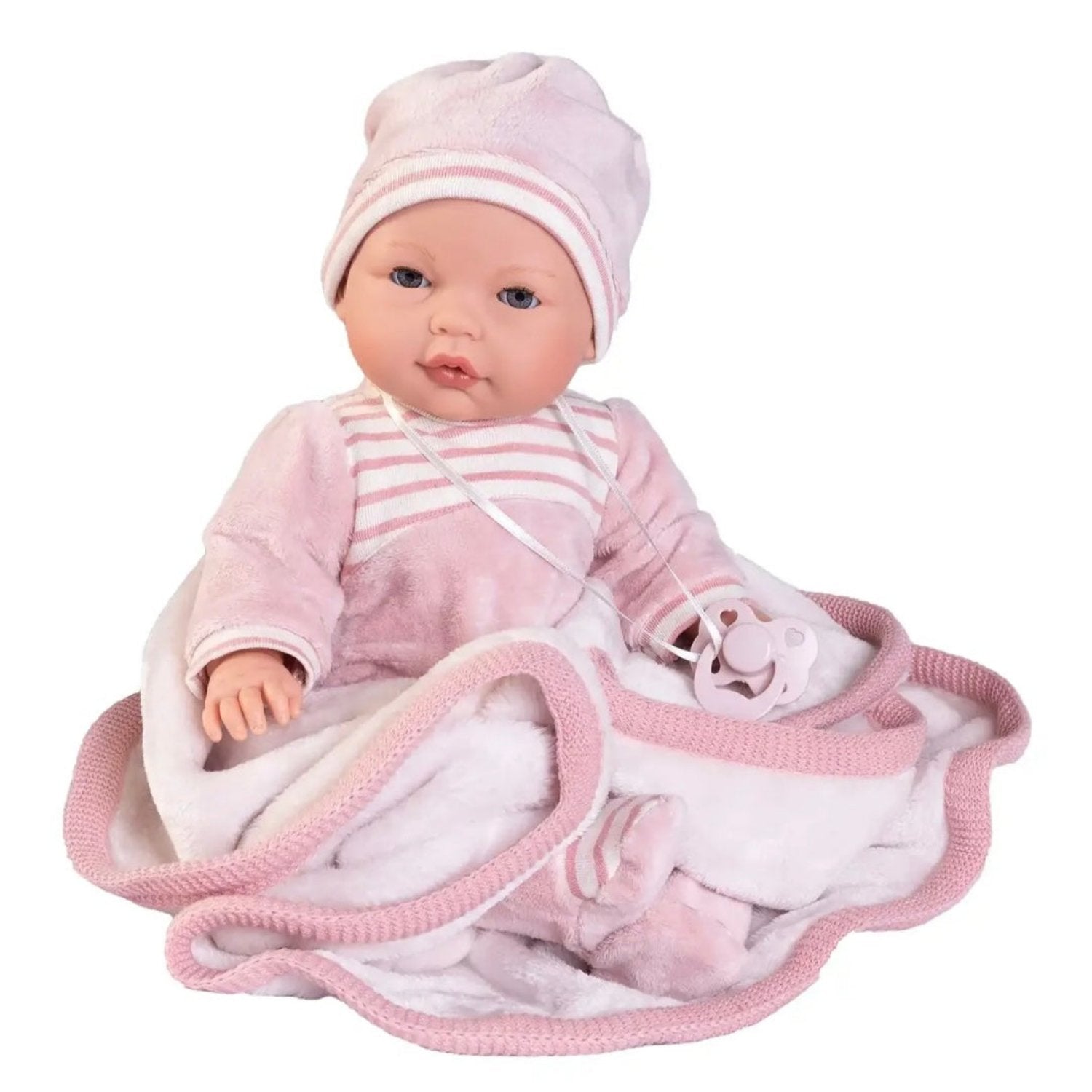 Doll - Bimba Blanket Crying Baby 37cm