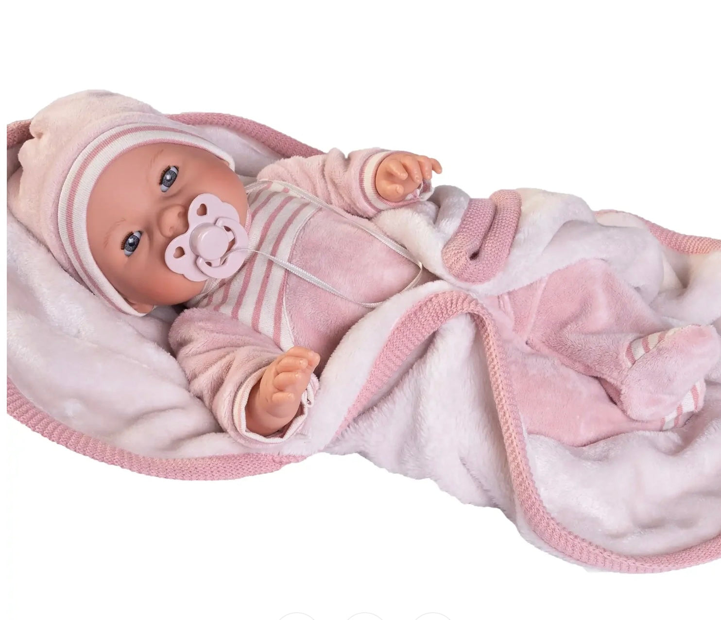 Doll - Bimba Blanket Crying Baby 37cm