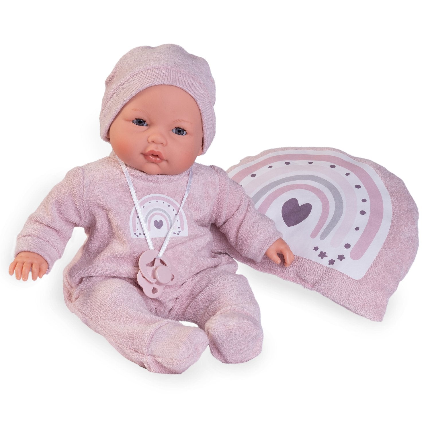 Doll - Bimba Rainbow Crying Baby 37cm