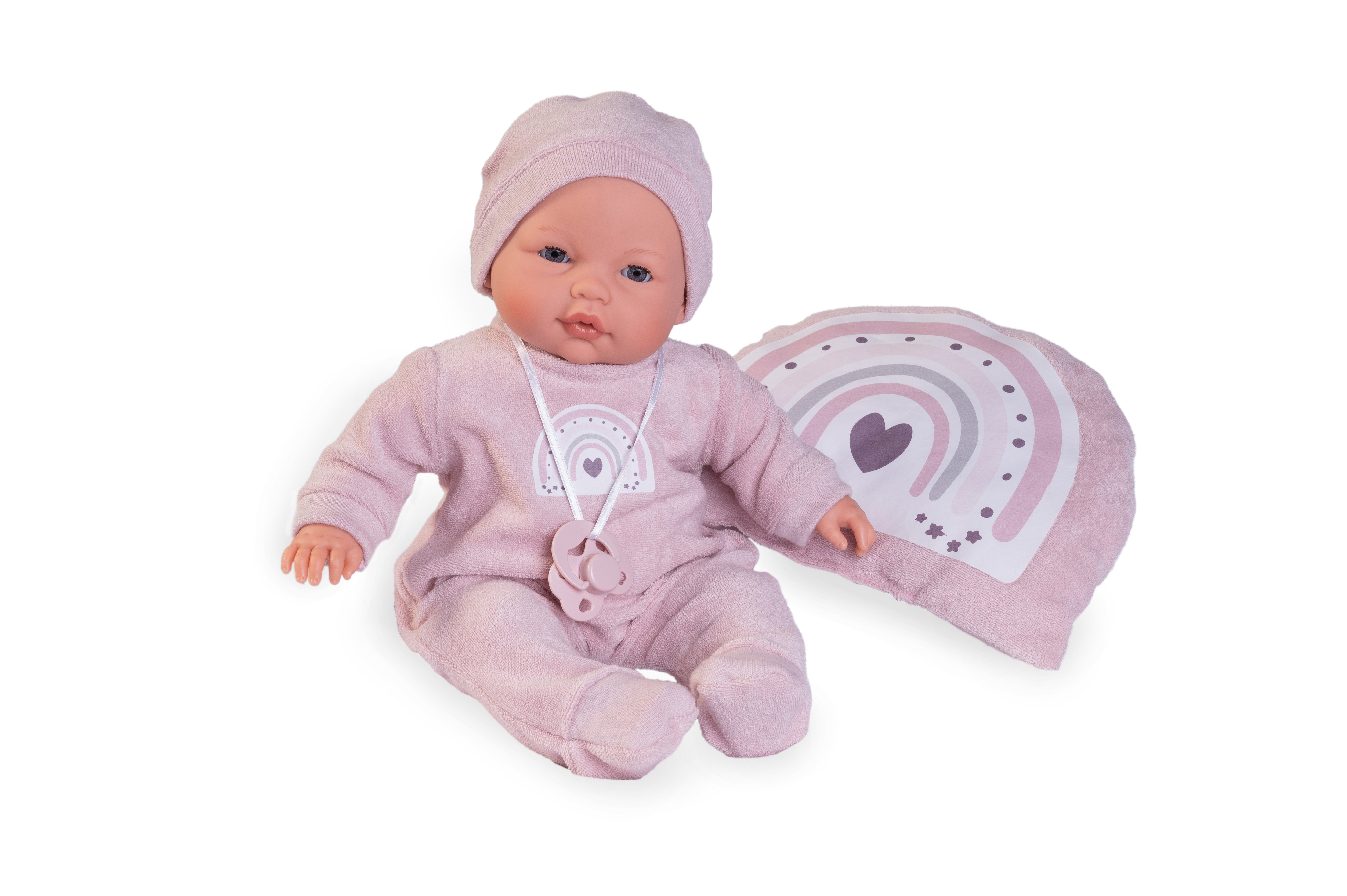 Doll - Bimba Rainbow Crying Baby 37cm