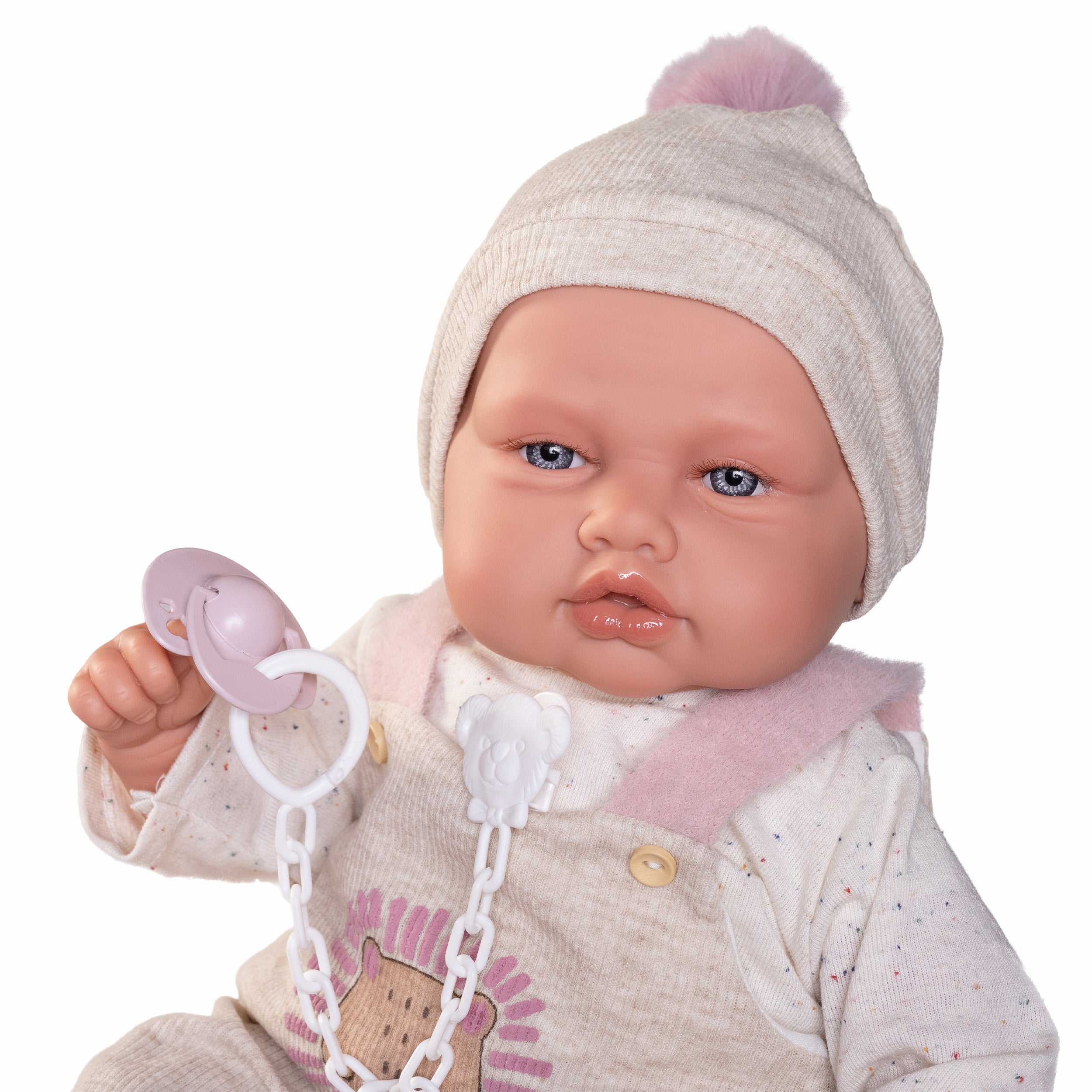 Antonio Juan Babydoo Doll - Poseable Doll with Blanket 50cm 18310