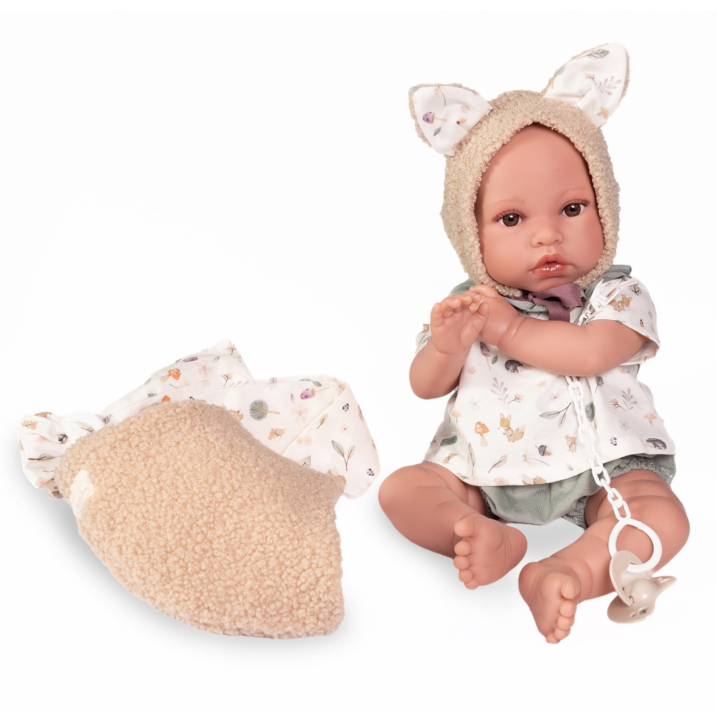 Antonio Juan Doll - Newborn Erik With Baby Carrier 42cm 33014