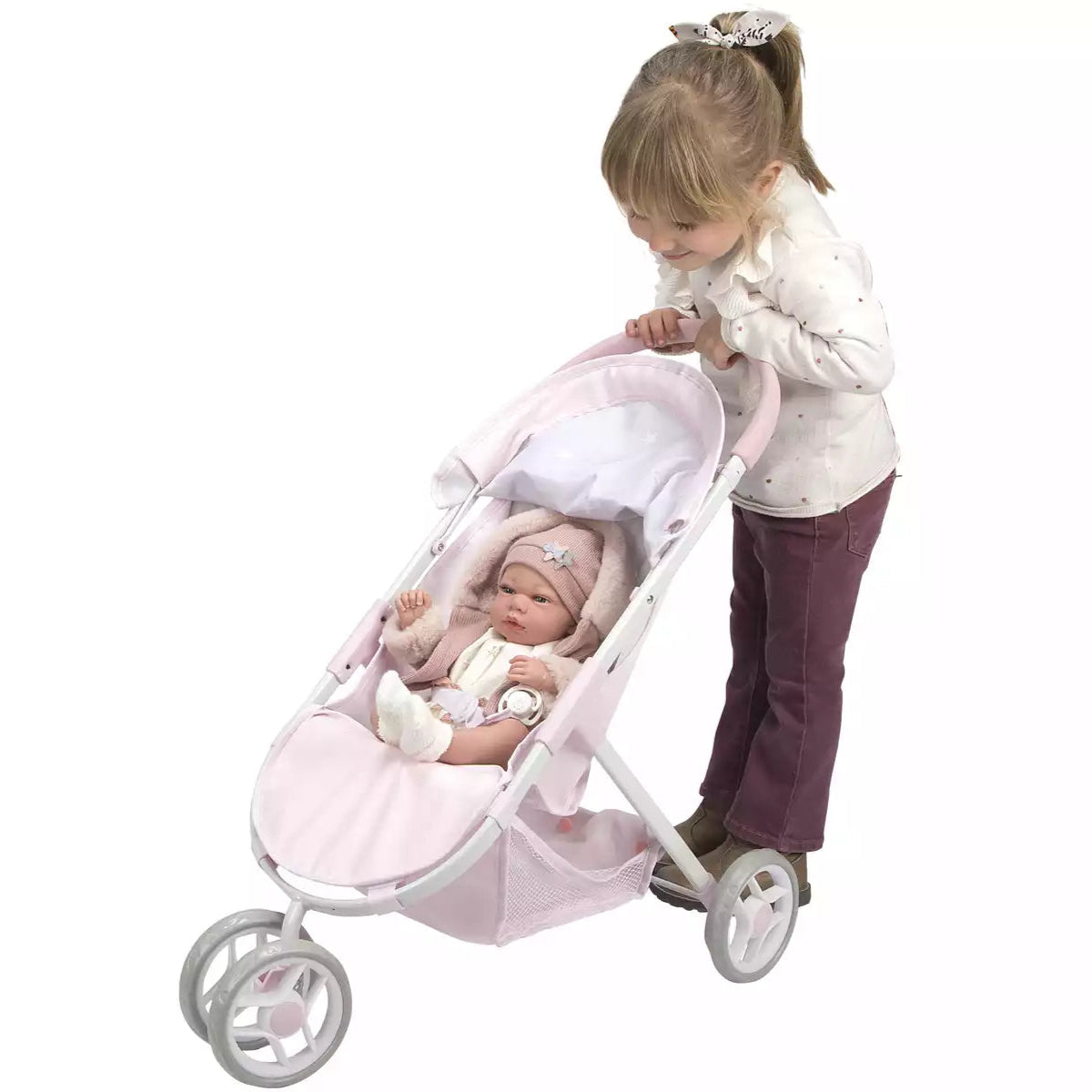 Arias Emma 3 Wheel Dolls Pram 40623
