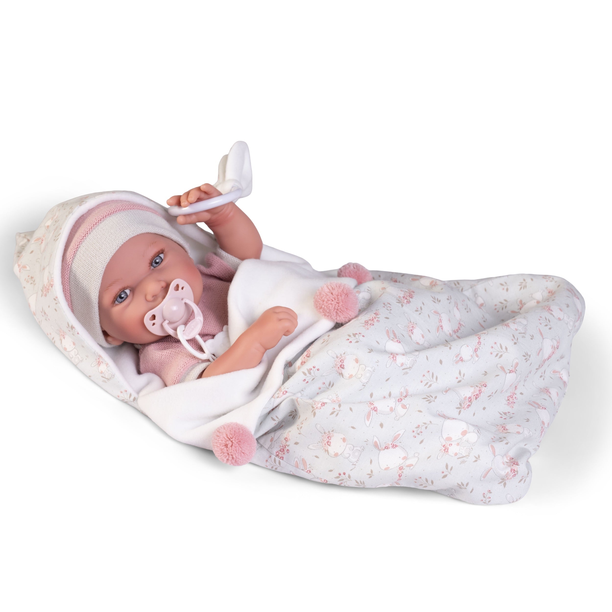 Antonio Juan Doll - Pipa Bunny Bag and Teether 42cm 50159
