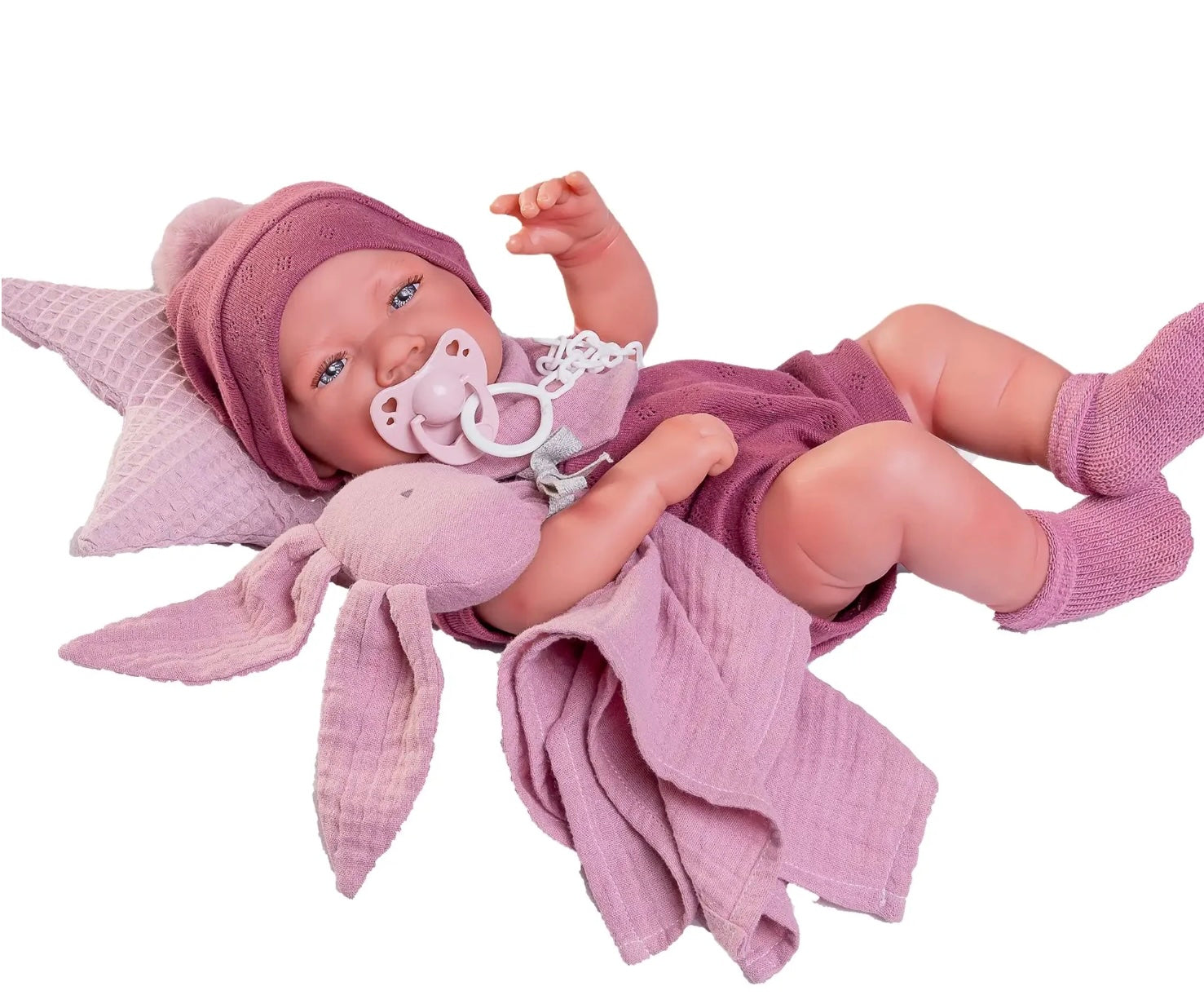 Doll - Newborn With Comforter and Cushion 42cm