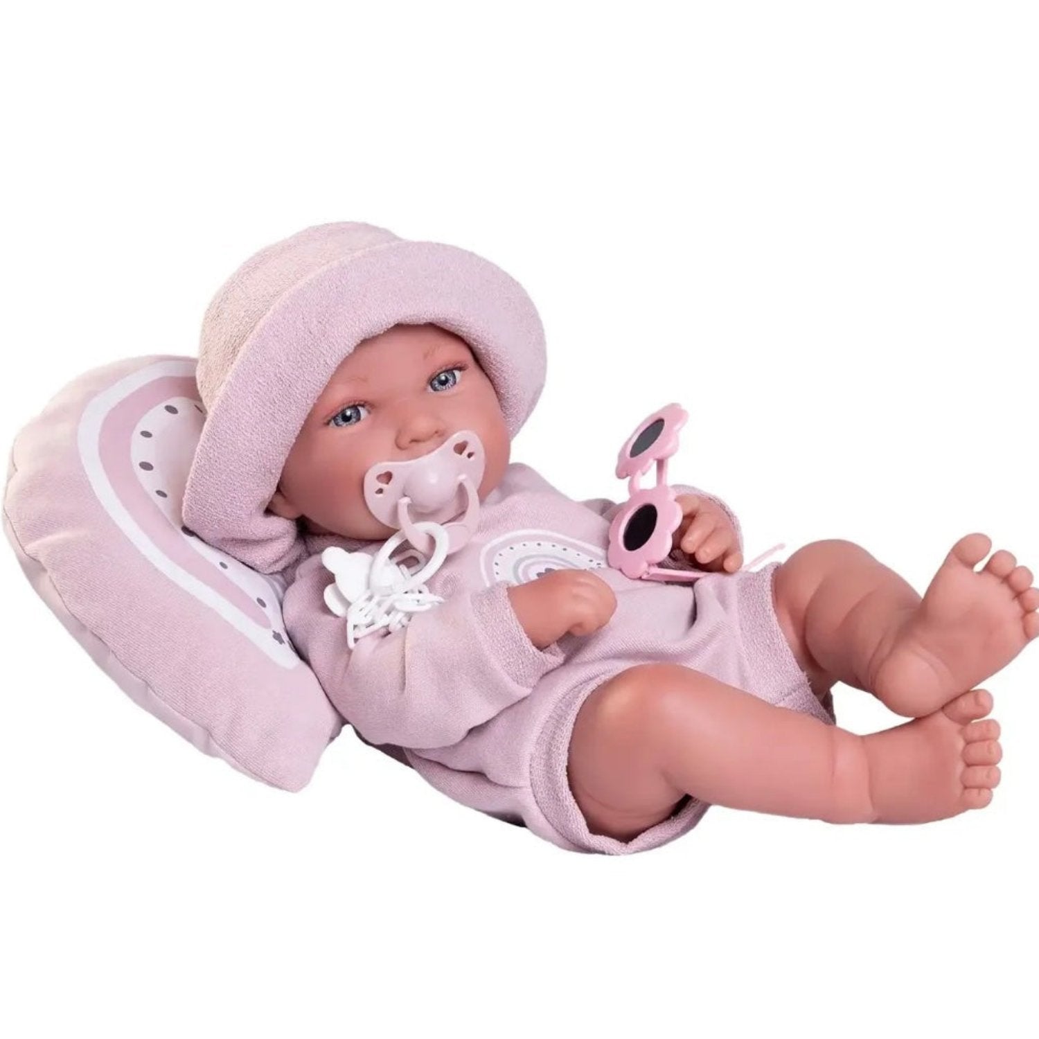 Doll - Newborn Pipa With Sunglasses 42cm