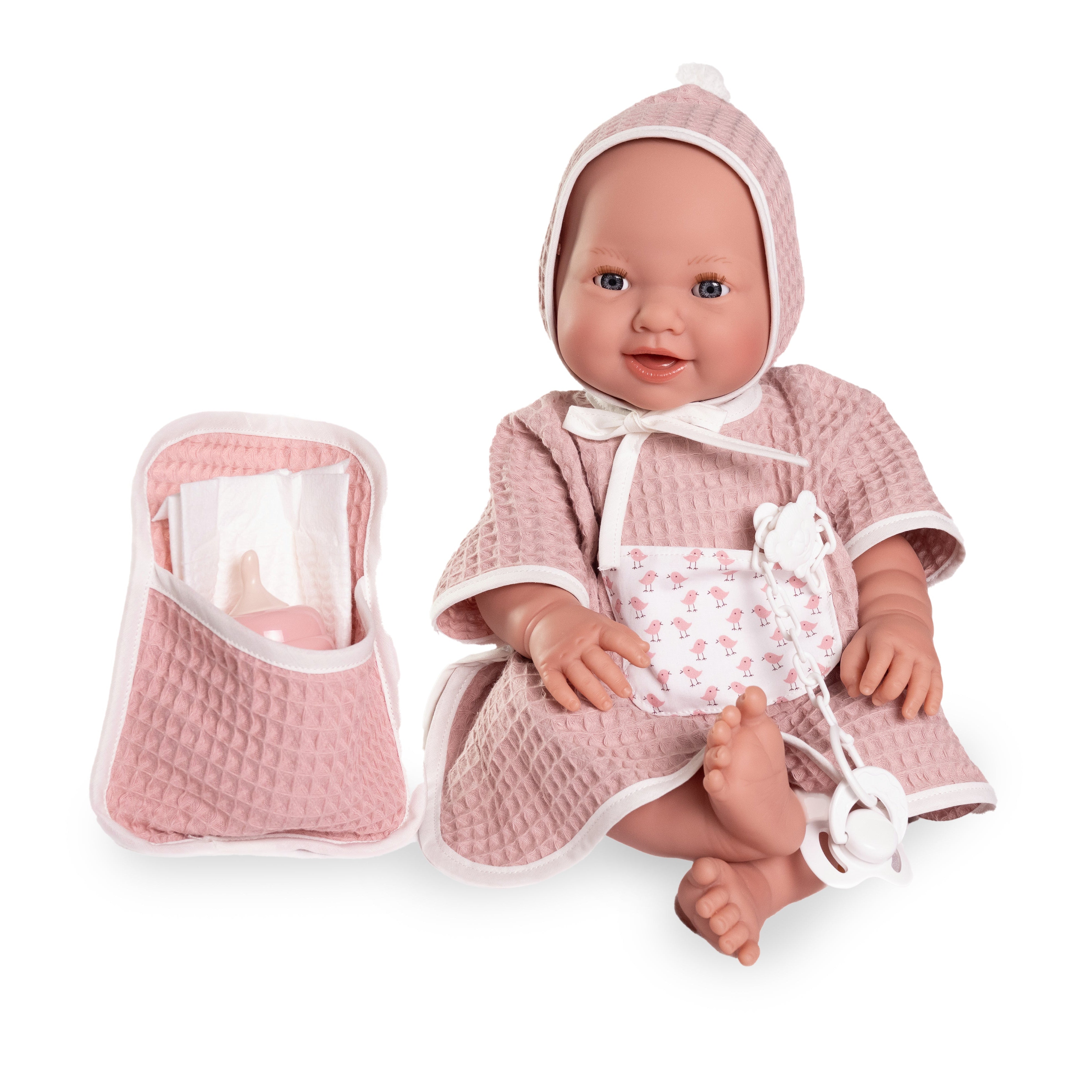 Antonio Juan Doll - Newborn Mia Pees with Bath Set 42cm 50417